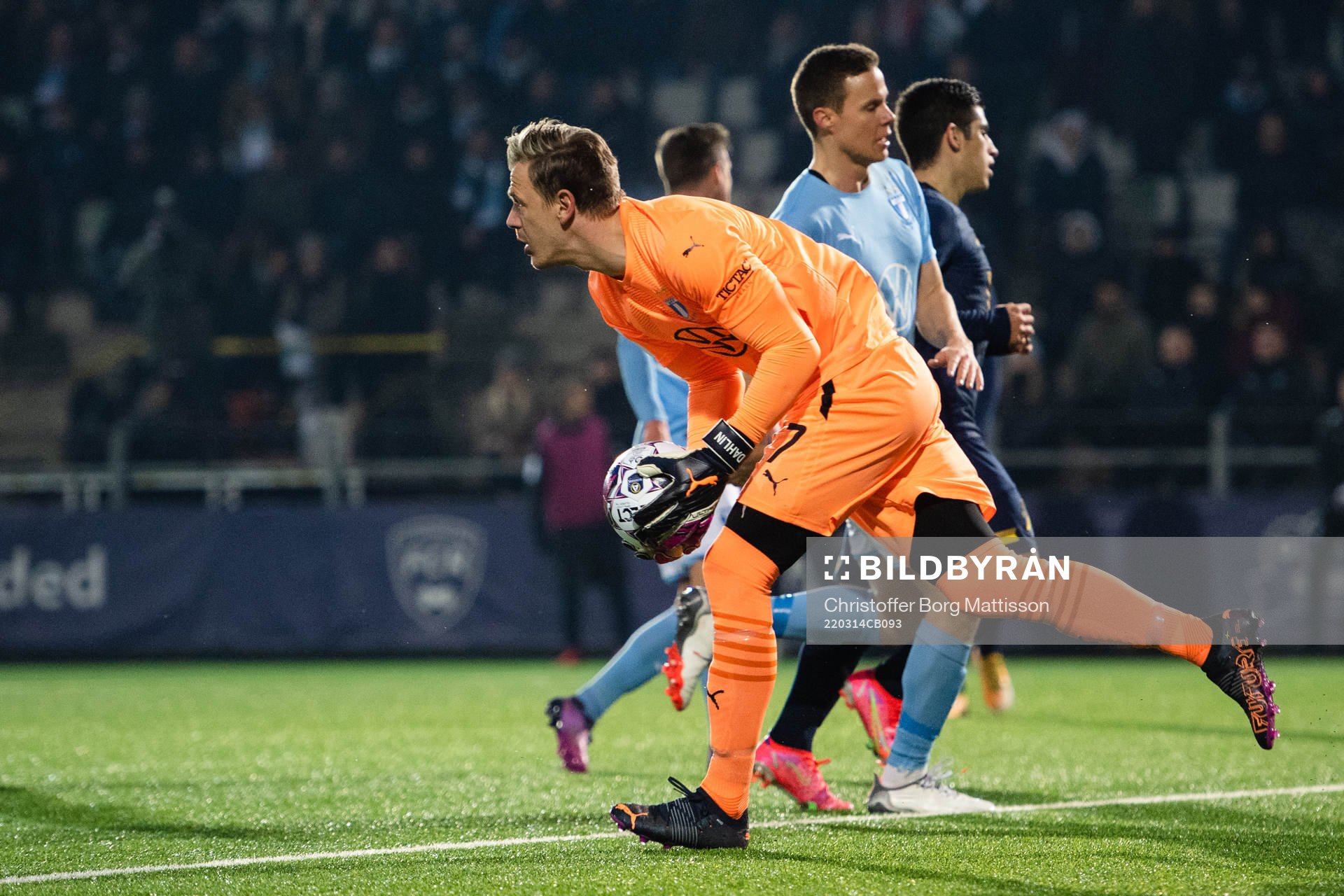 Malmö FFs målvakt Johan Dahlin