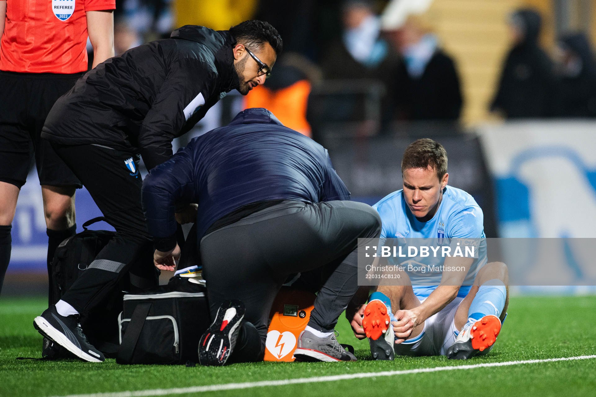 Malmö FFs Niklas Moisander med skada