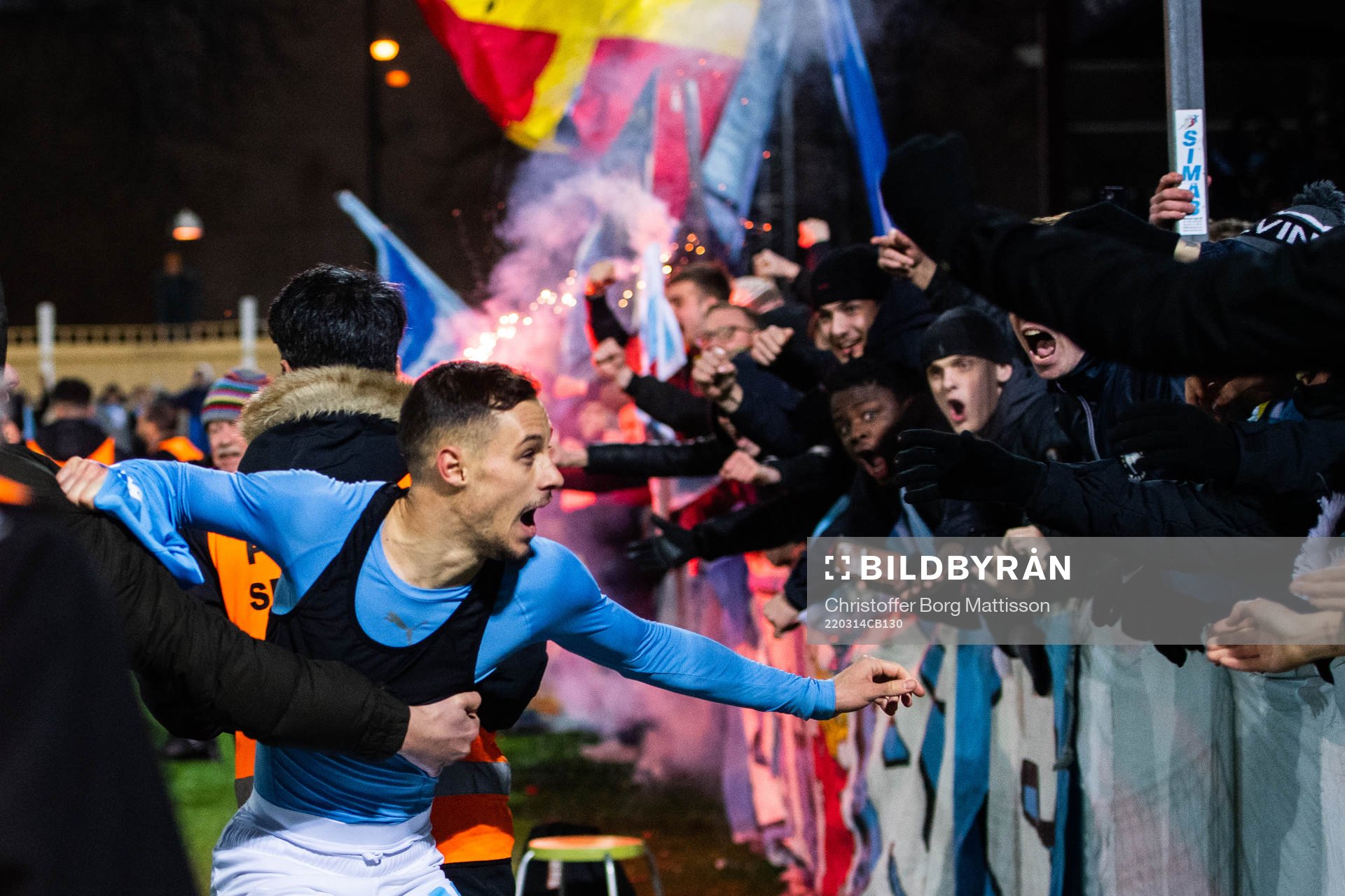 Malmö FFs Veljko Birmancevic jublar