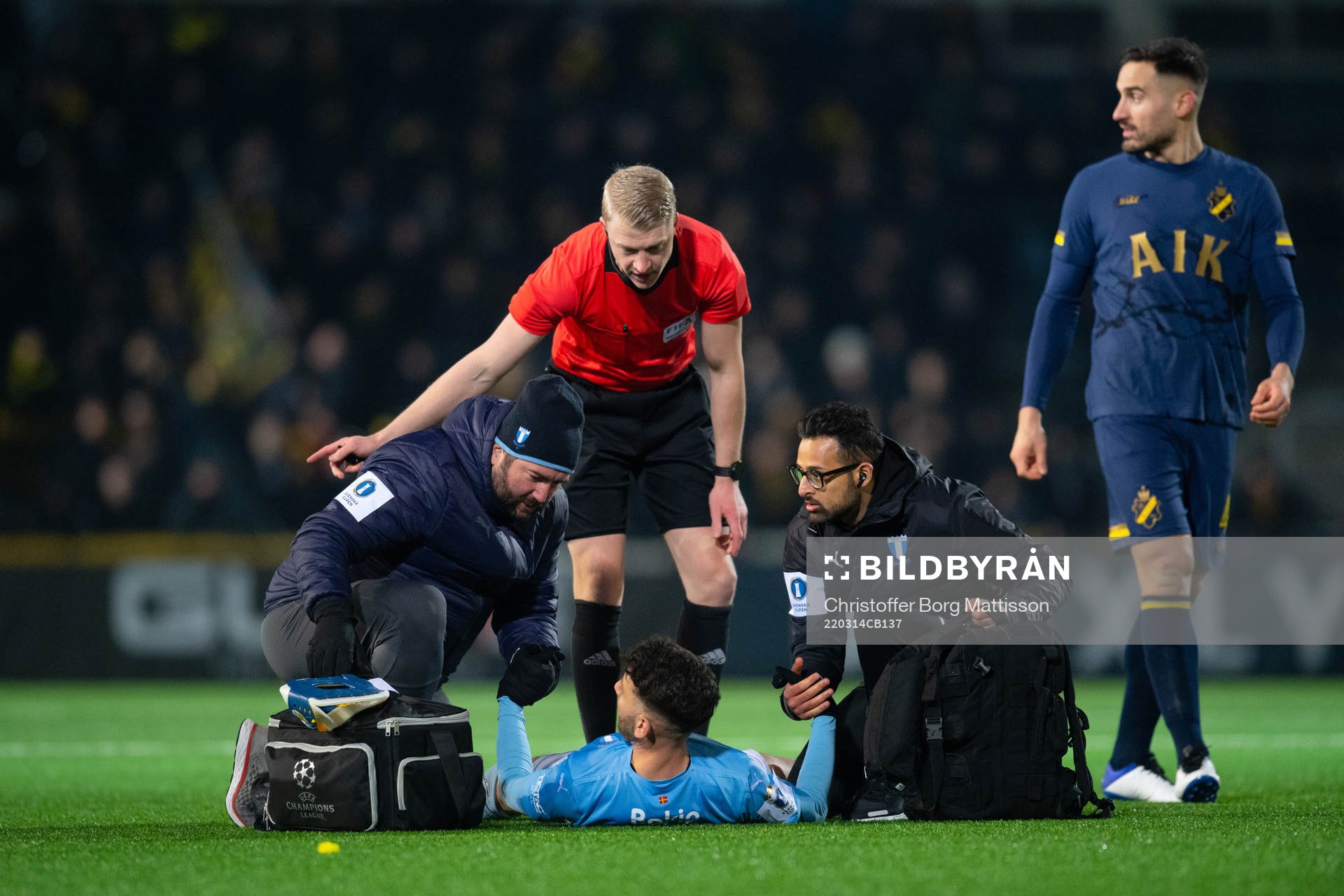 Malmö FFs Erdal Rakip har ont