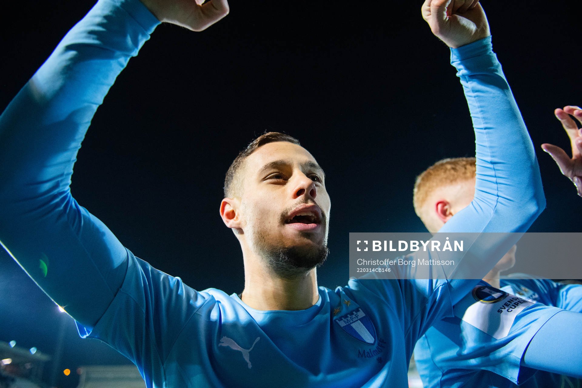 Malmö FFs Veljko Birmancevic jublar