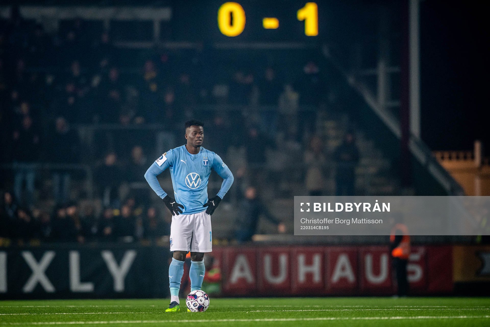 Malmö FFs Malik Abubakari deppar