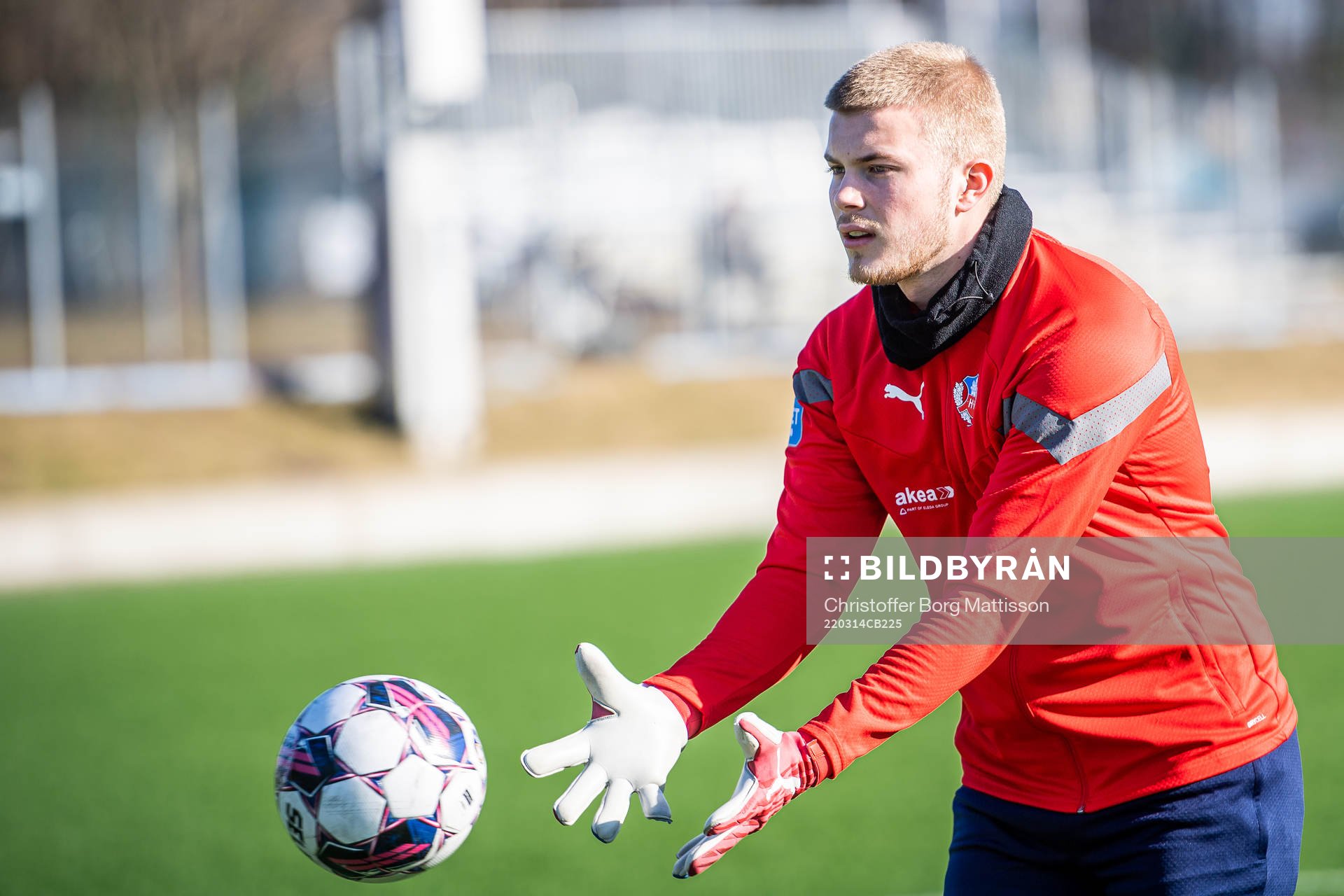 Helsingborgs målvakt Max Björklund