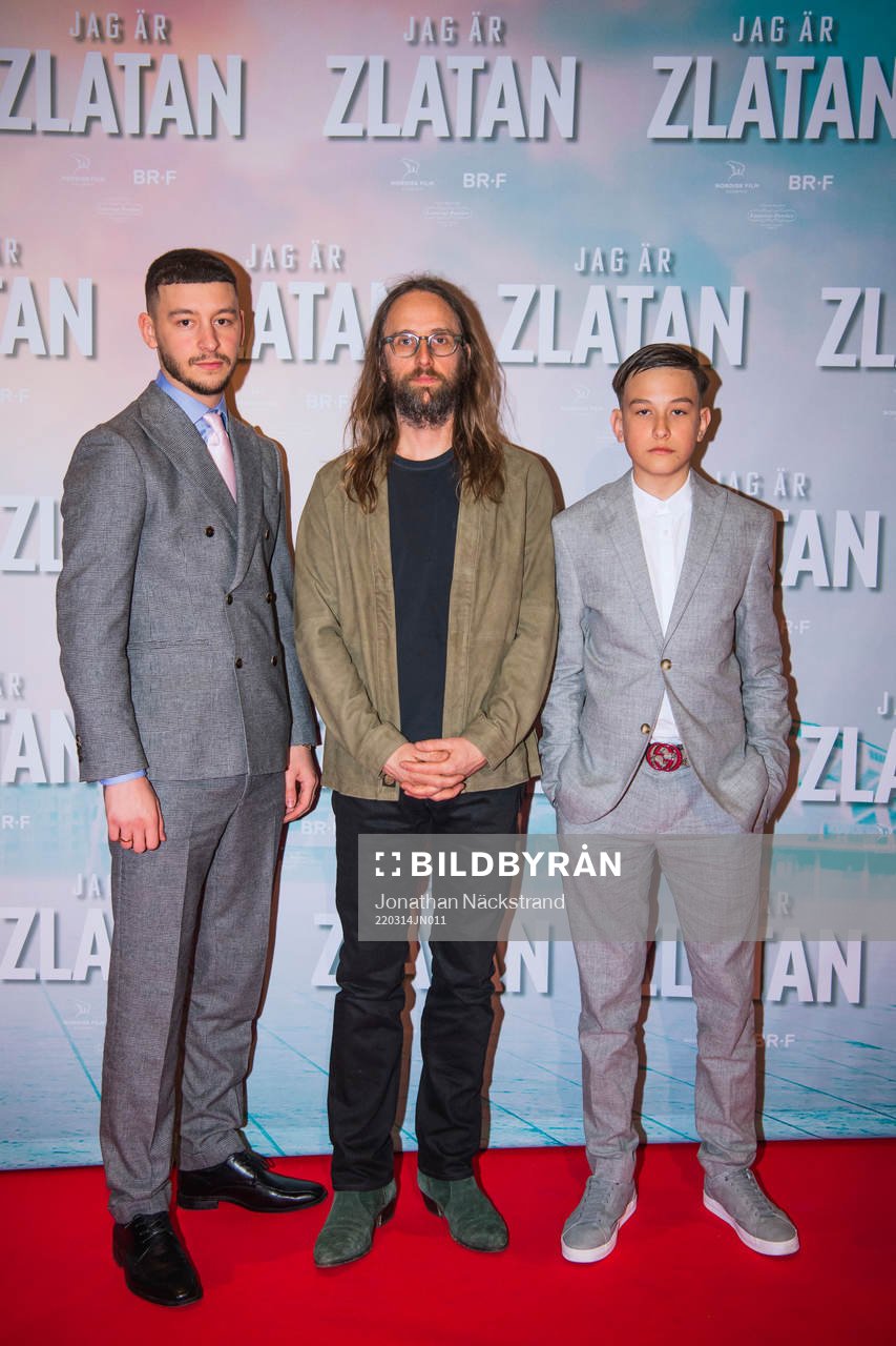 Granit Rushiti, regissören Jens Sjögren och Dominic