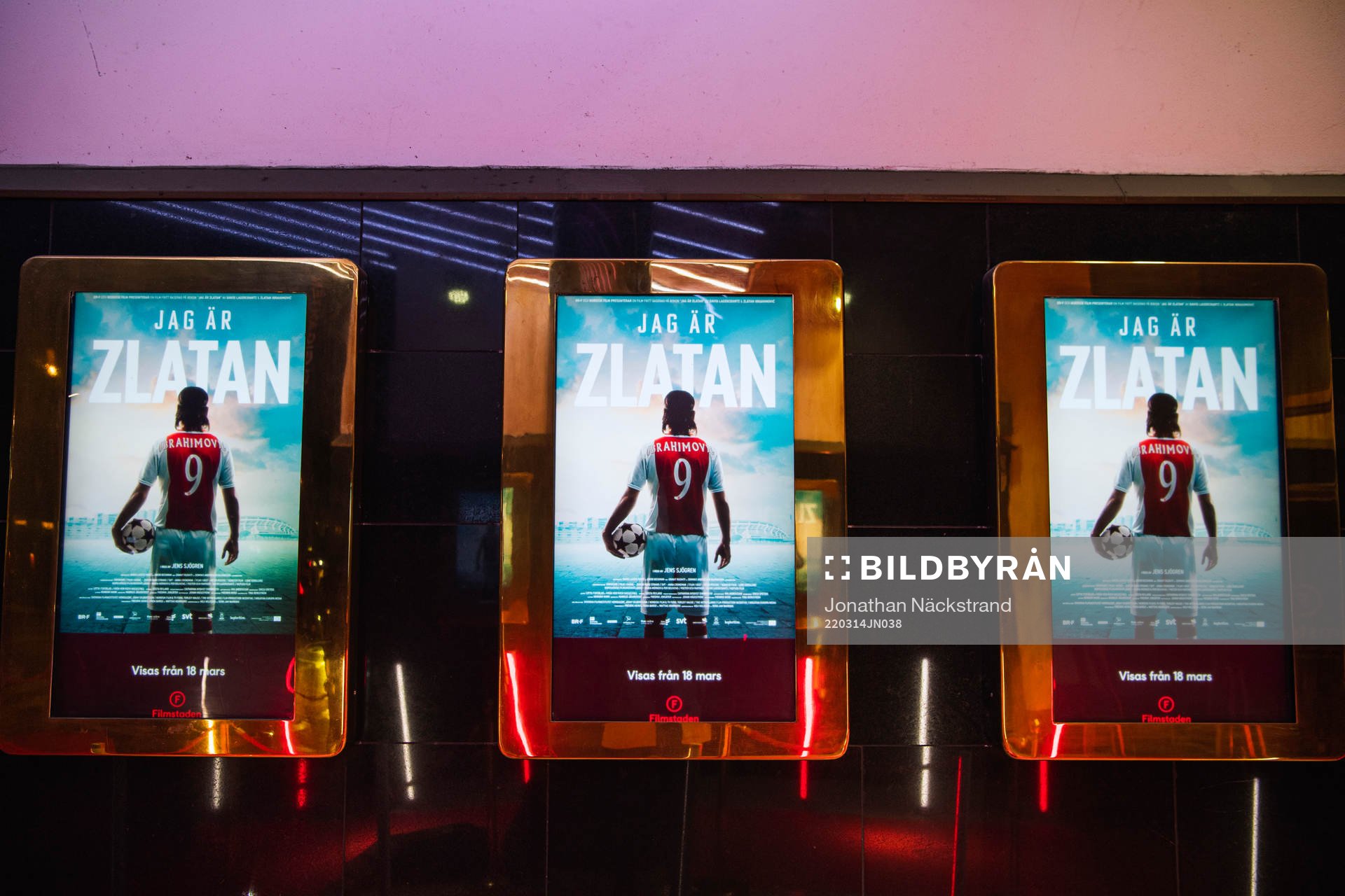 Galapremiär av filmen Jag är Zlatan