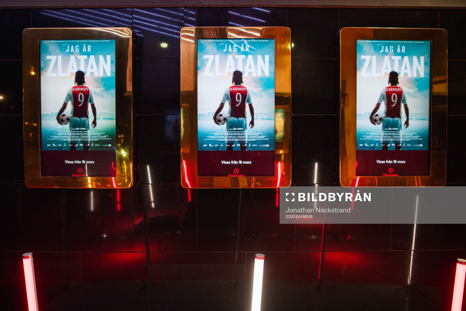 Galapremiär av filmen Jag är Zlatan
