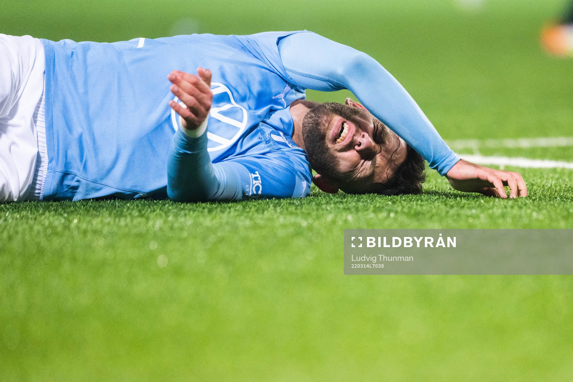 Malmö FFs Erdal Rakip har ont