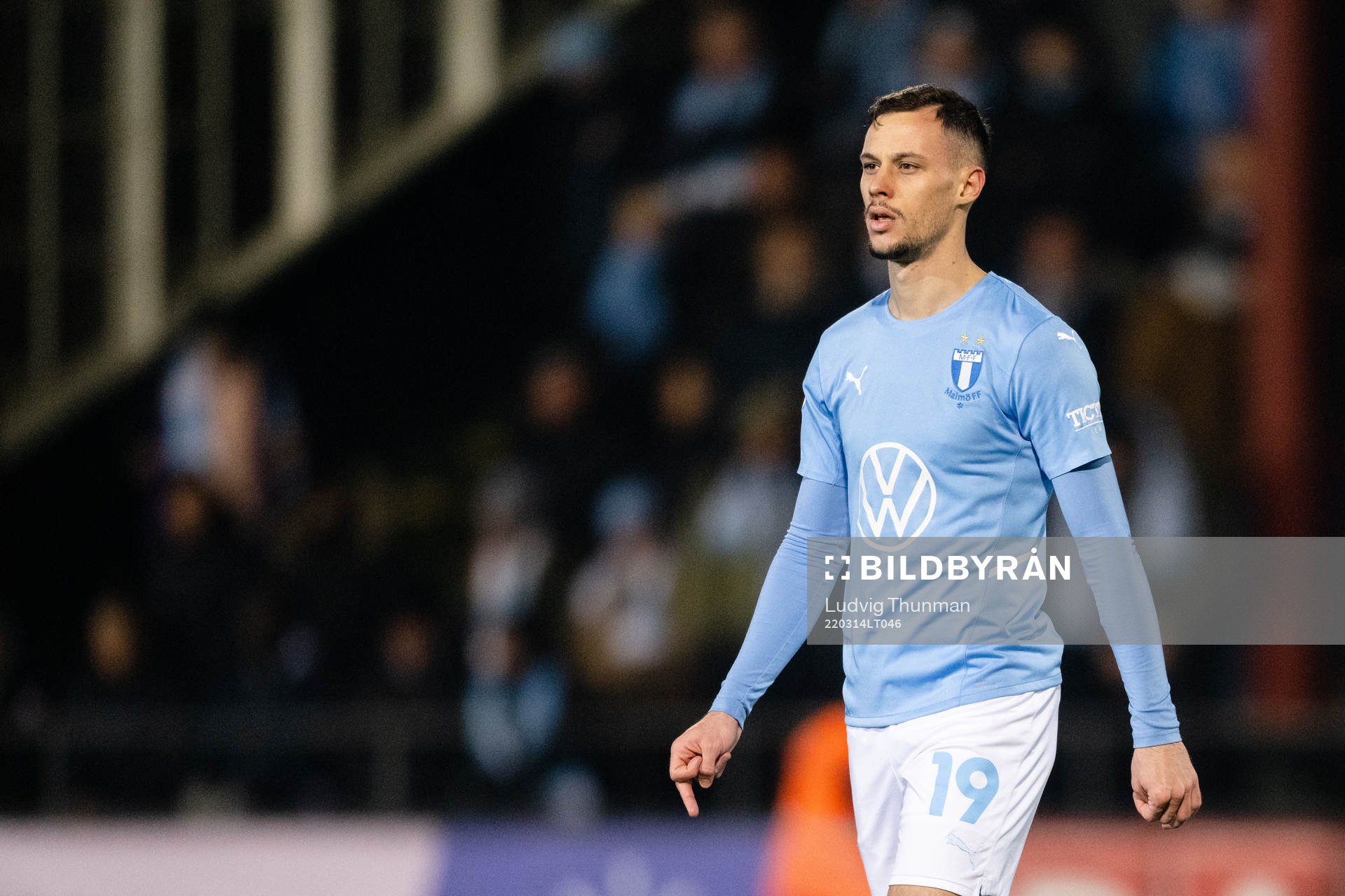 Malmö FFs Veljko Birmancevic deppar