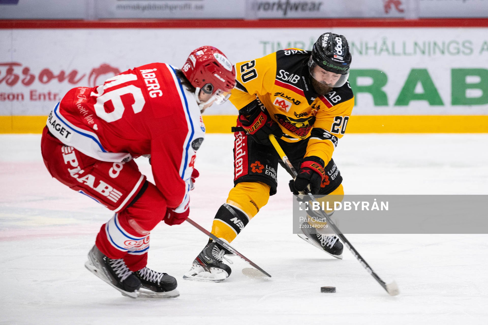 Luleås Jack Connolly och Timrås Pontus Åberg