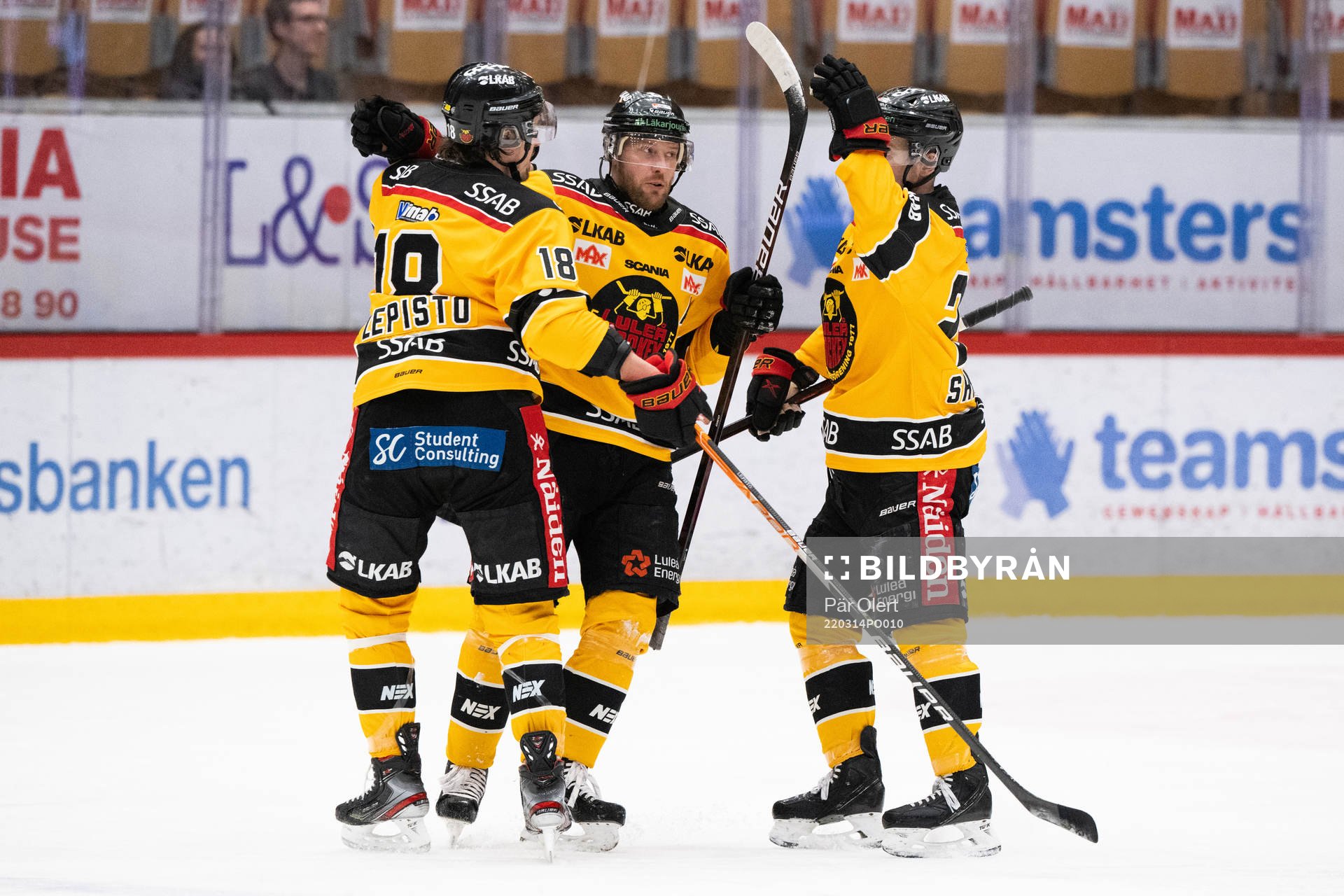 Luleås Sami Lepistö jublar