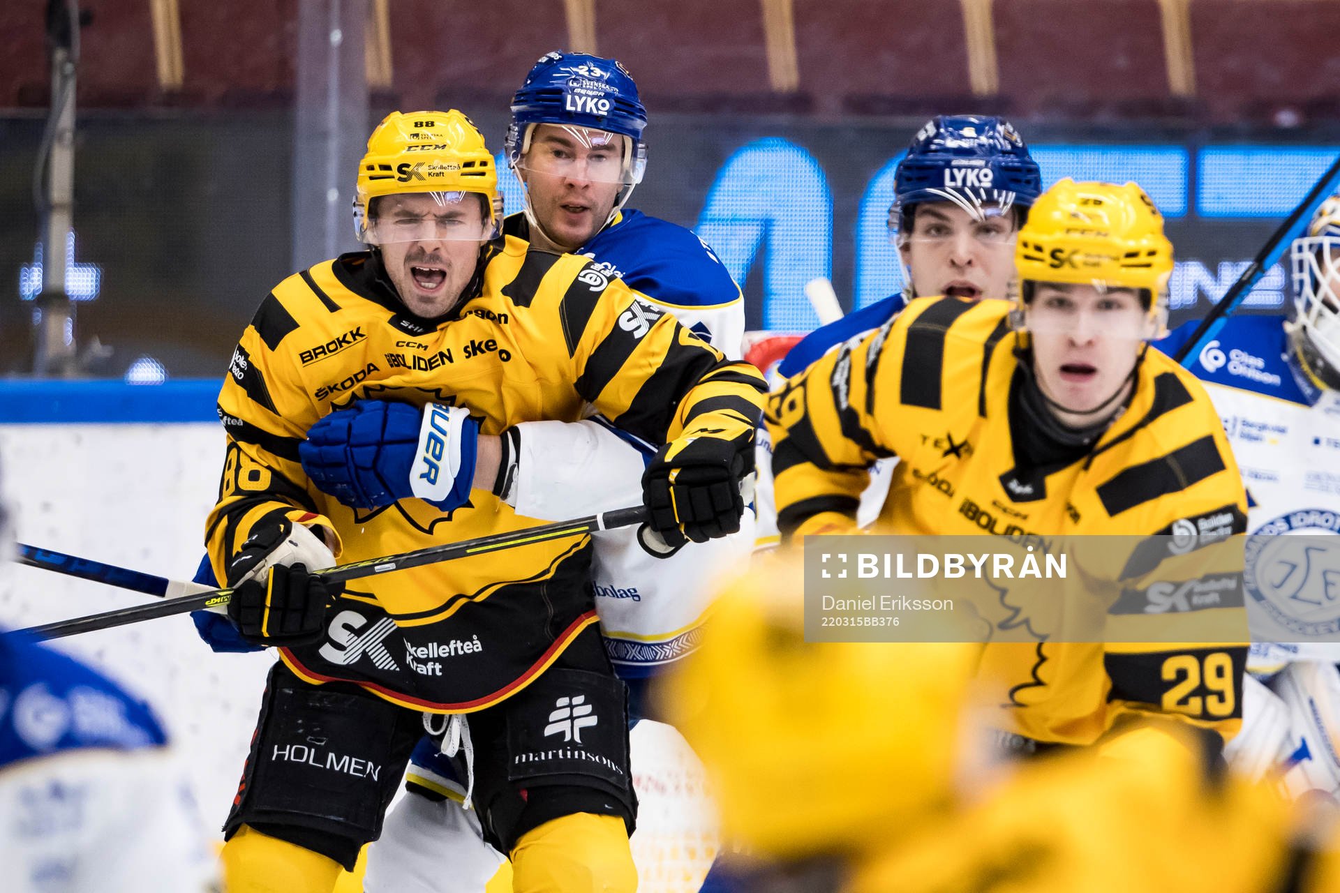 Skellefteås Jayce Hawrylukoch Leksands Mikael Ruohomaa