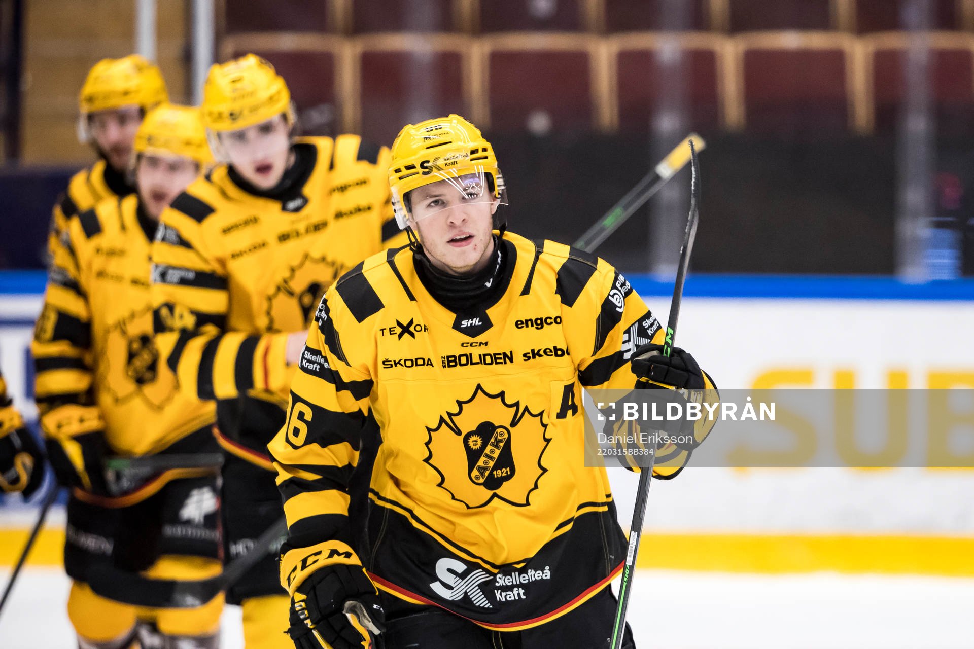 Skellefteås Rickard Hugg jubel