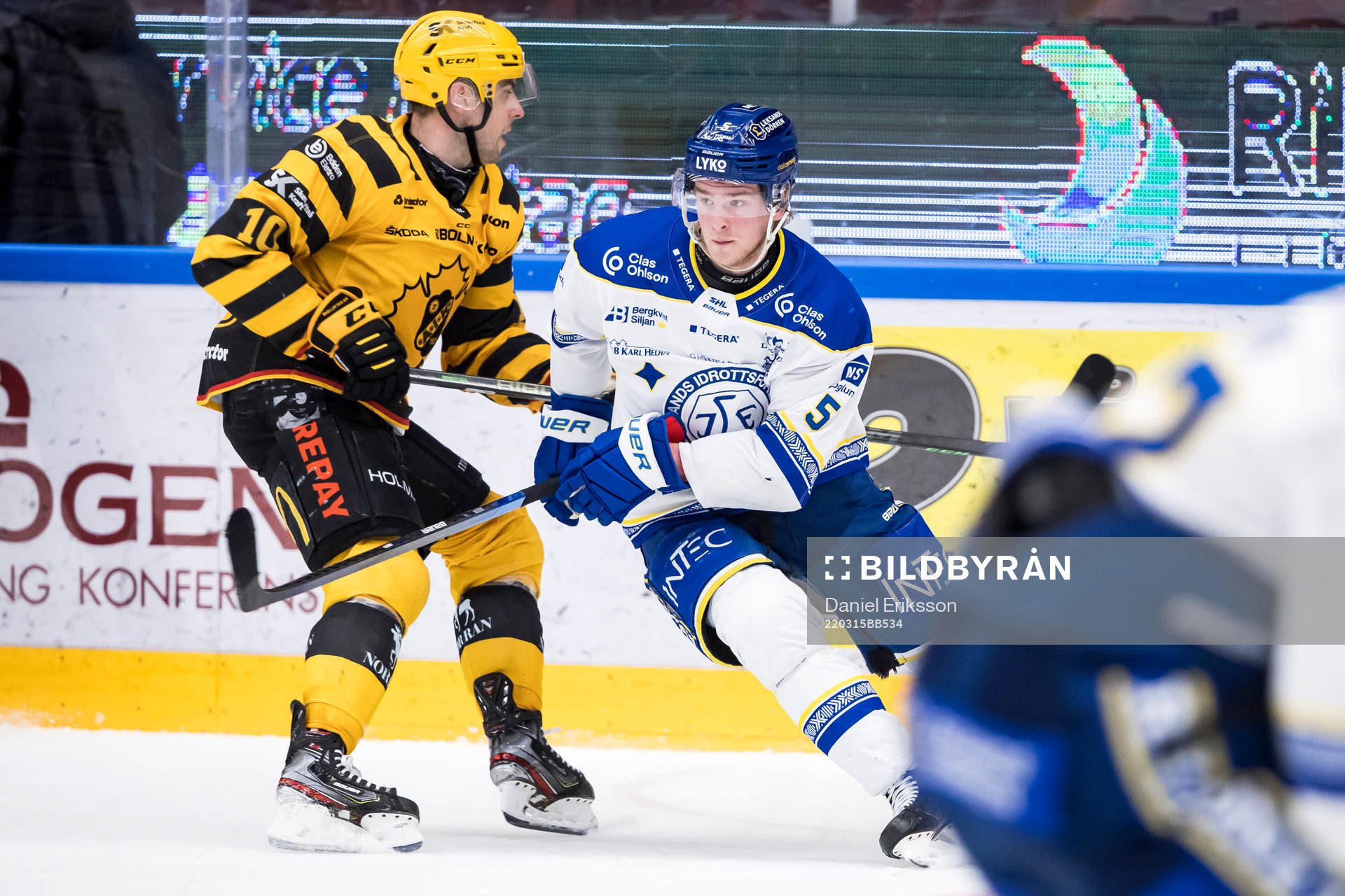 Skellefteås Joakim Lindströmoch Leksands Calle Själin