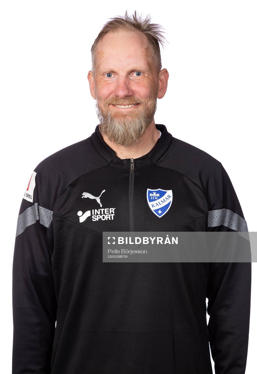 Kalmars Assisterande tränare Mikael Kullman Larsson