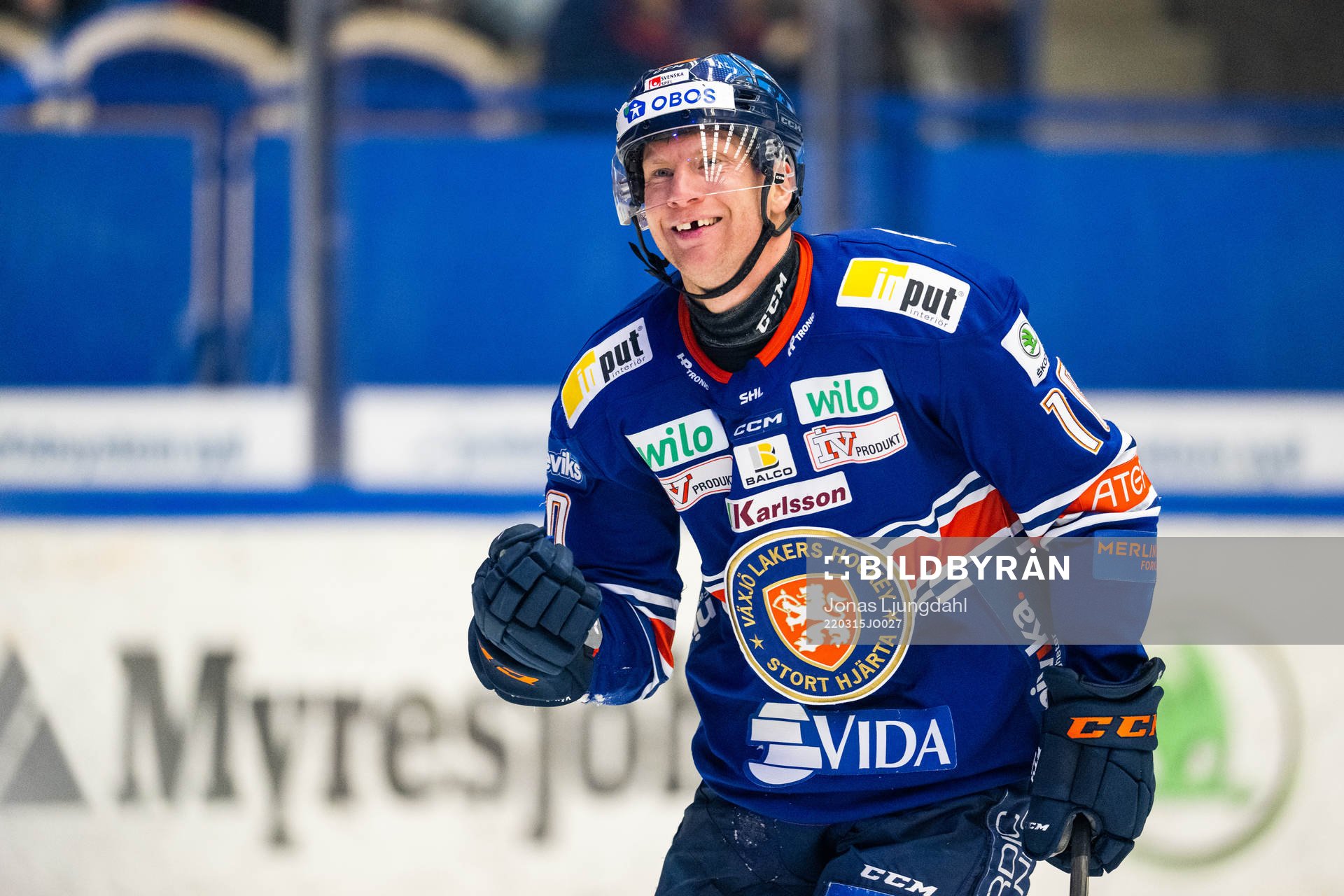 Växjös Richard Gynge jublar