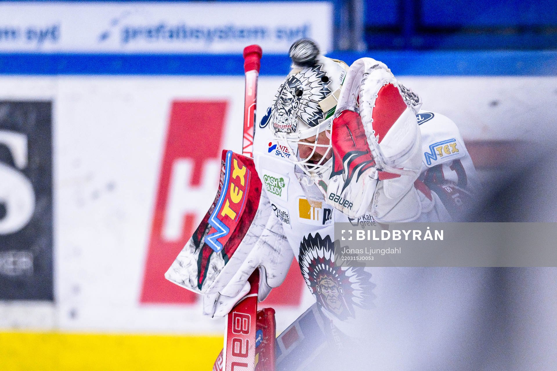 Frölundas målvakt Niklas Rubin