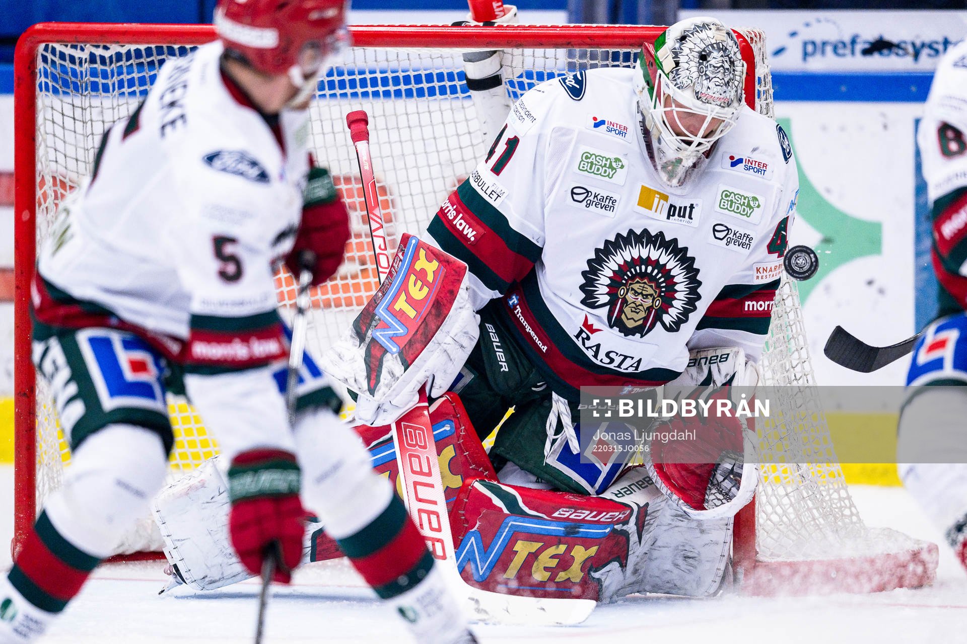 Frölundas målvakt Niklas Rubin