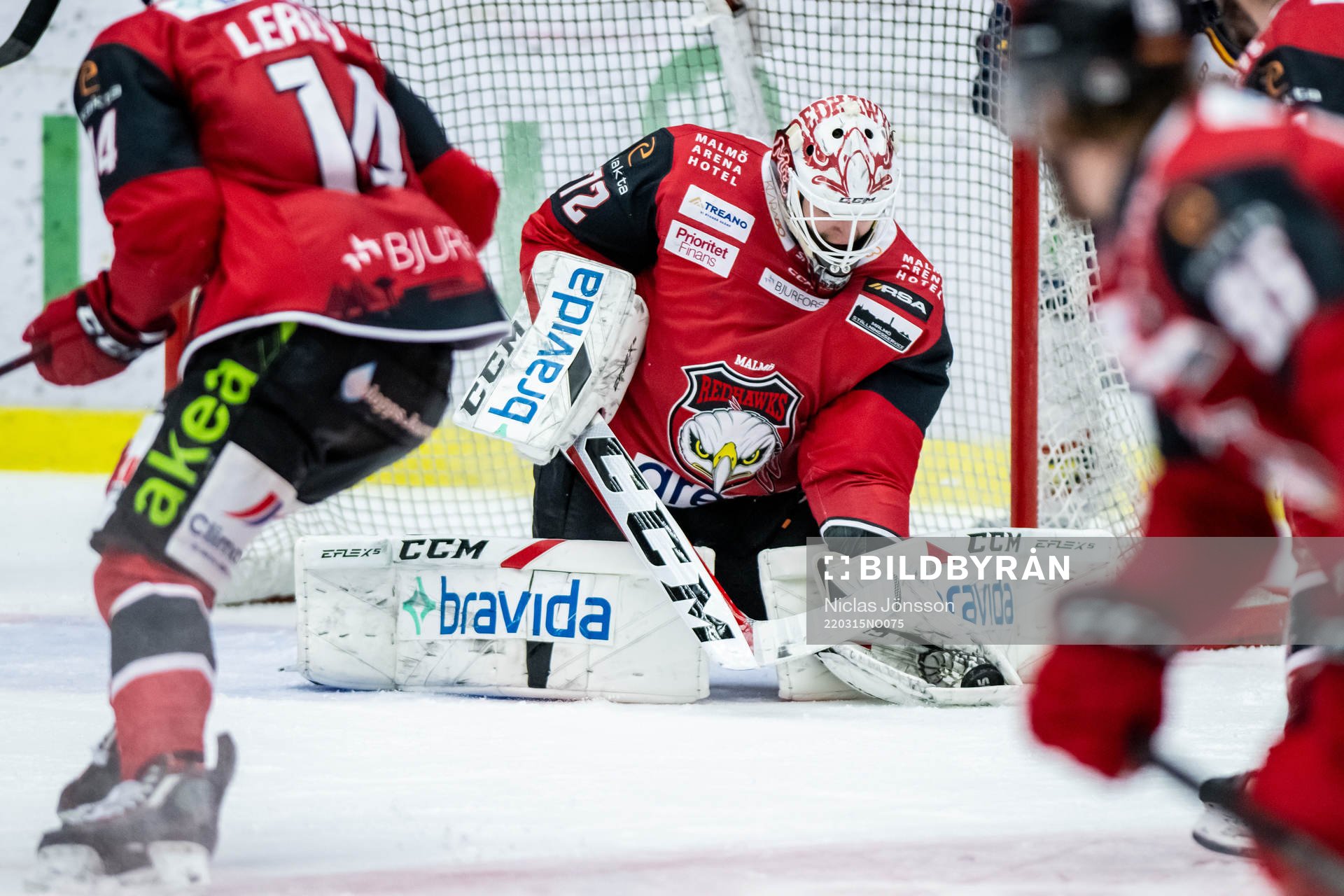 Malmö Redhawks målvakt Daniel Marmenlind