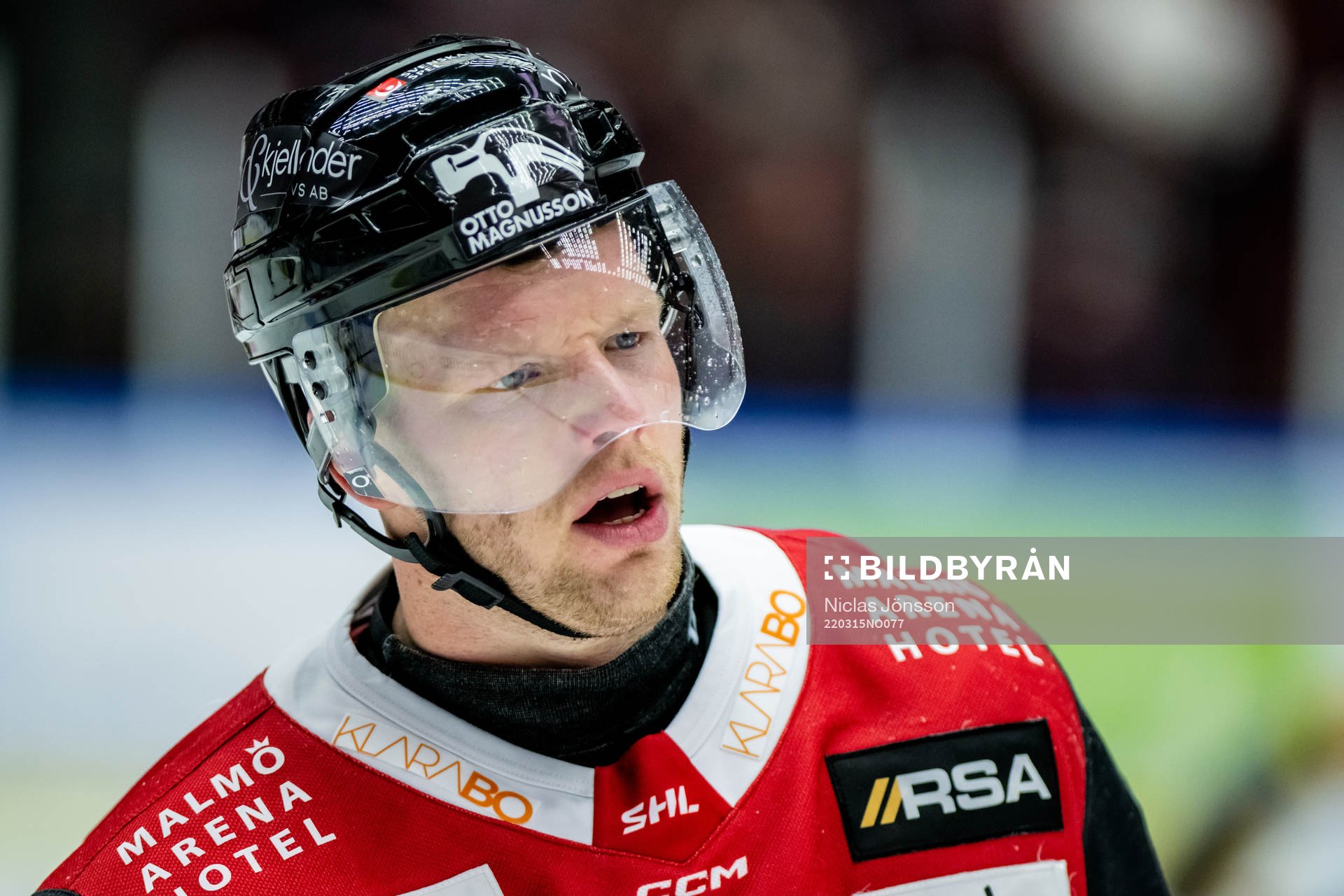 Malmö Redhawks Carl Söderberg deppar