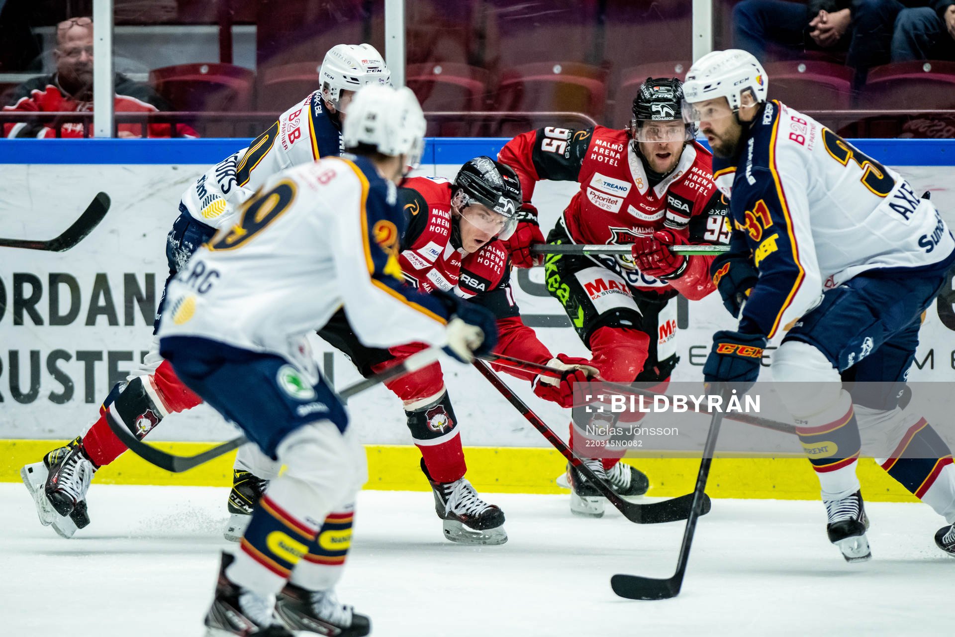 Malmö Redhawks William Von Barnekow  och Carl Persson