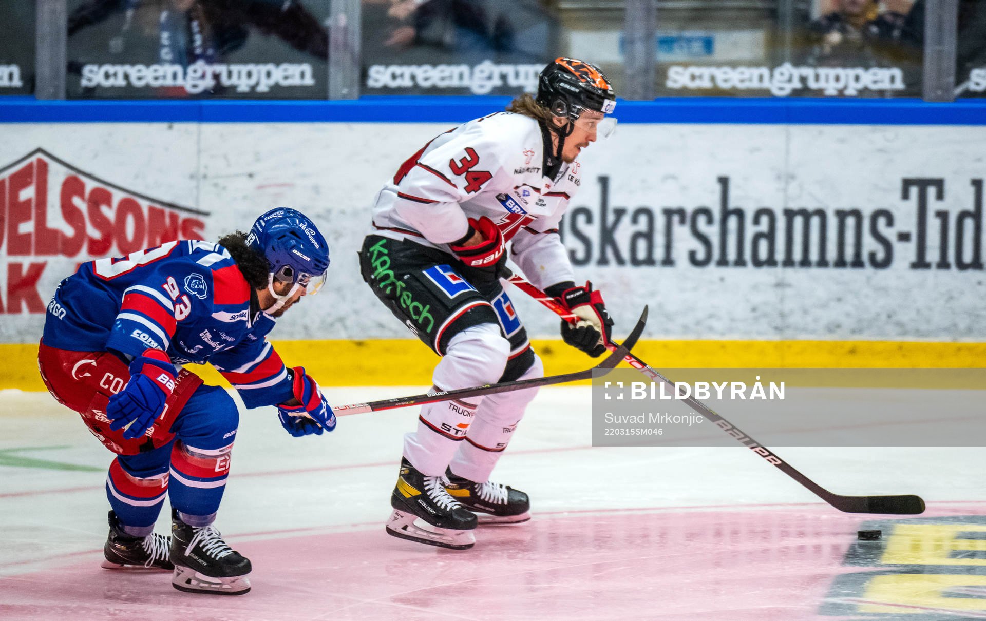 Oskarshamns Cameron Brace och Örebros Libor Sulak