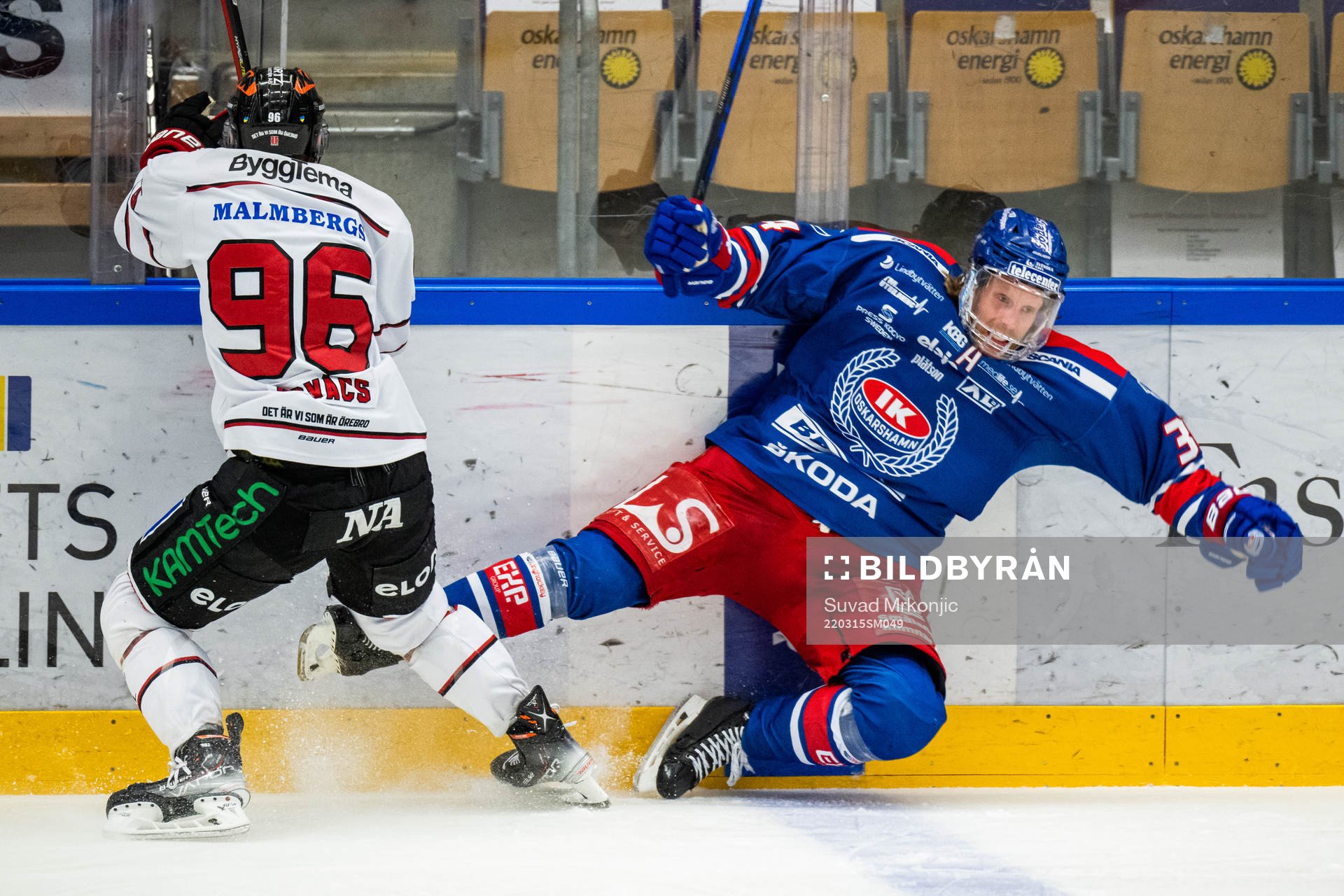 Örebros Robin Kovacs och Oskarshamns Philip Samuelsson