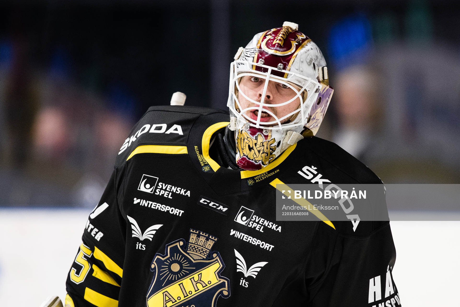 s målvakt Niklas Lundström