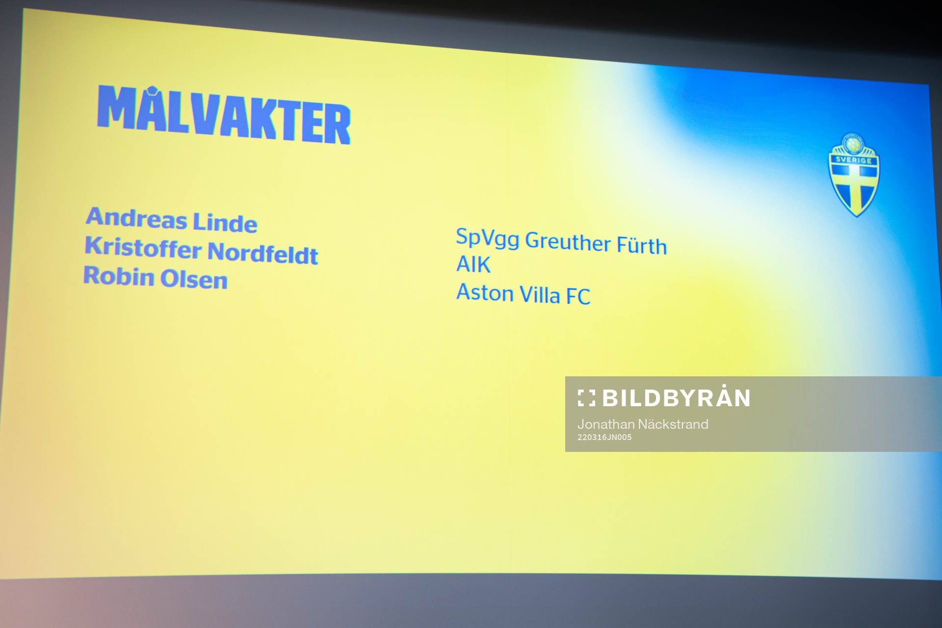 Head coach Janne Andersson of the Swedish national football