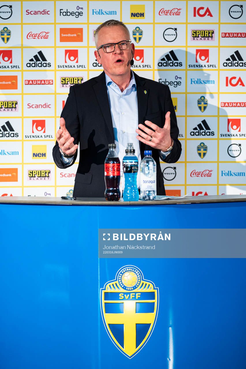 Head coach Janne Andersson of the Swedish national football