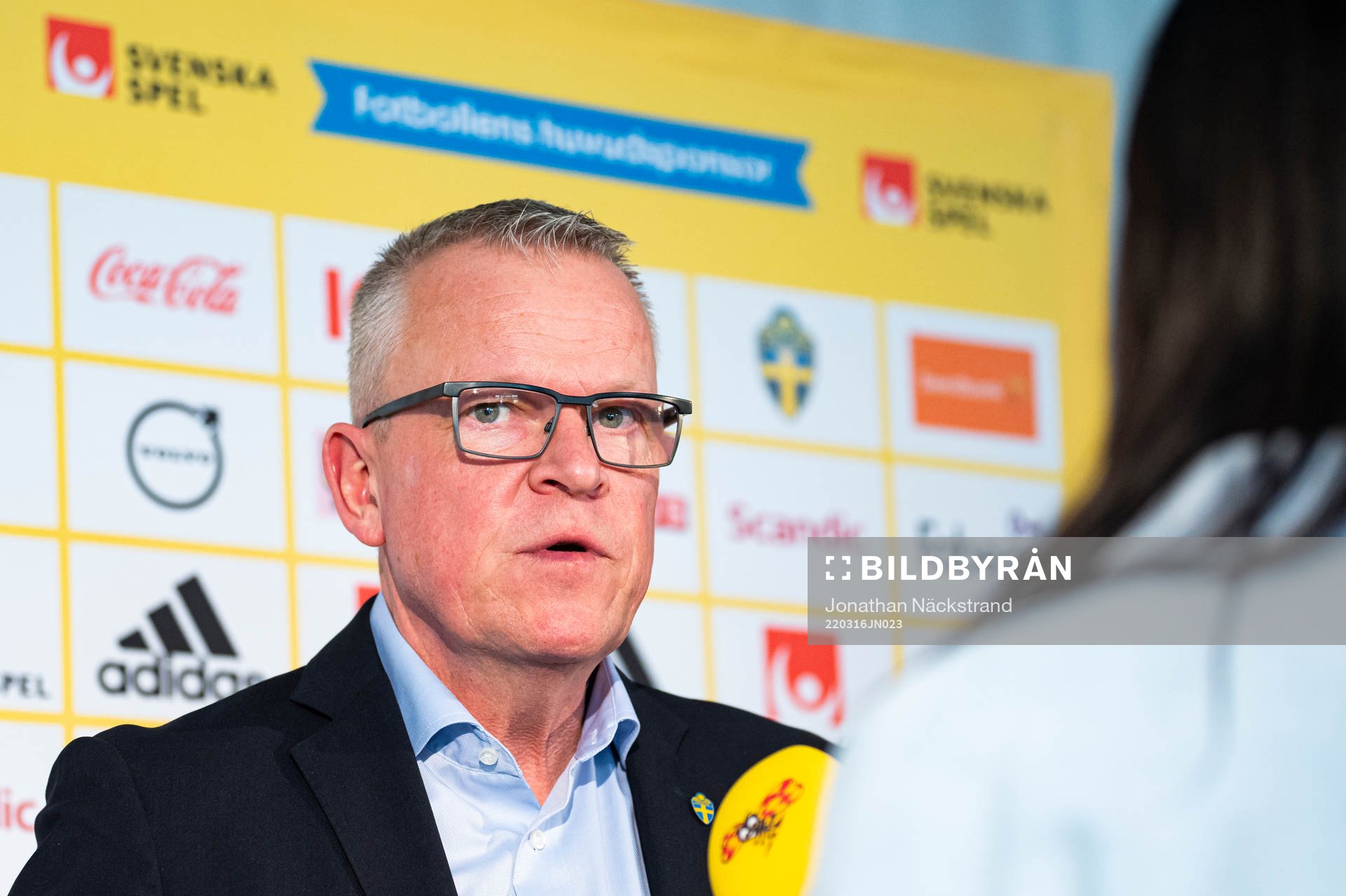 Head coach Janne Andersson of the Swedish national football