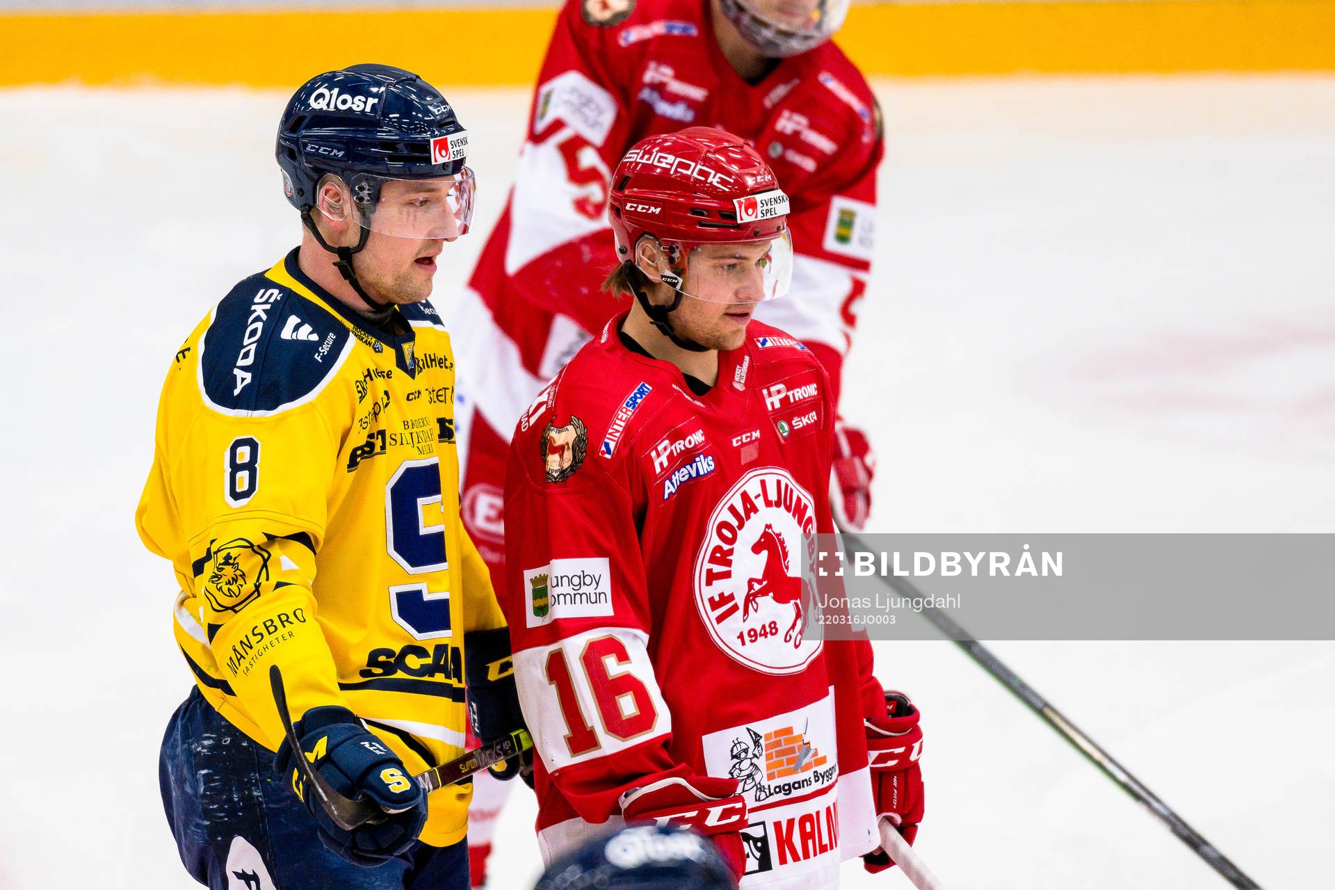 Södertäljes Alexander Anderberg och Troja/Ljungbys Dennis