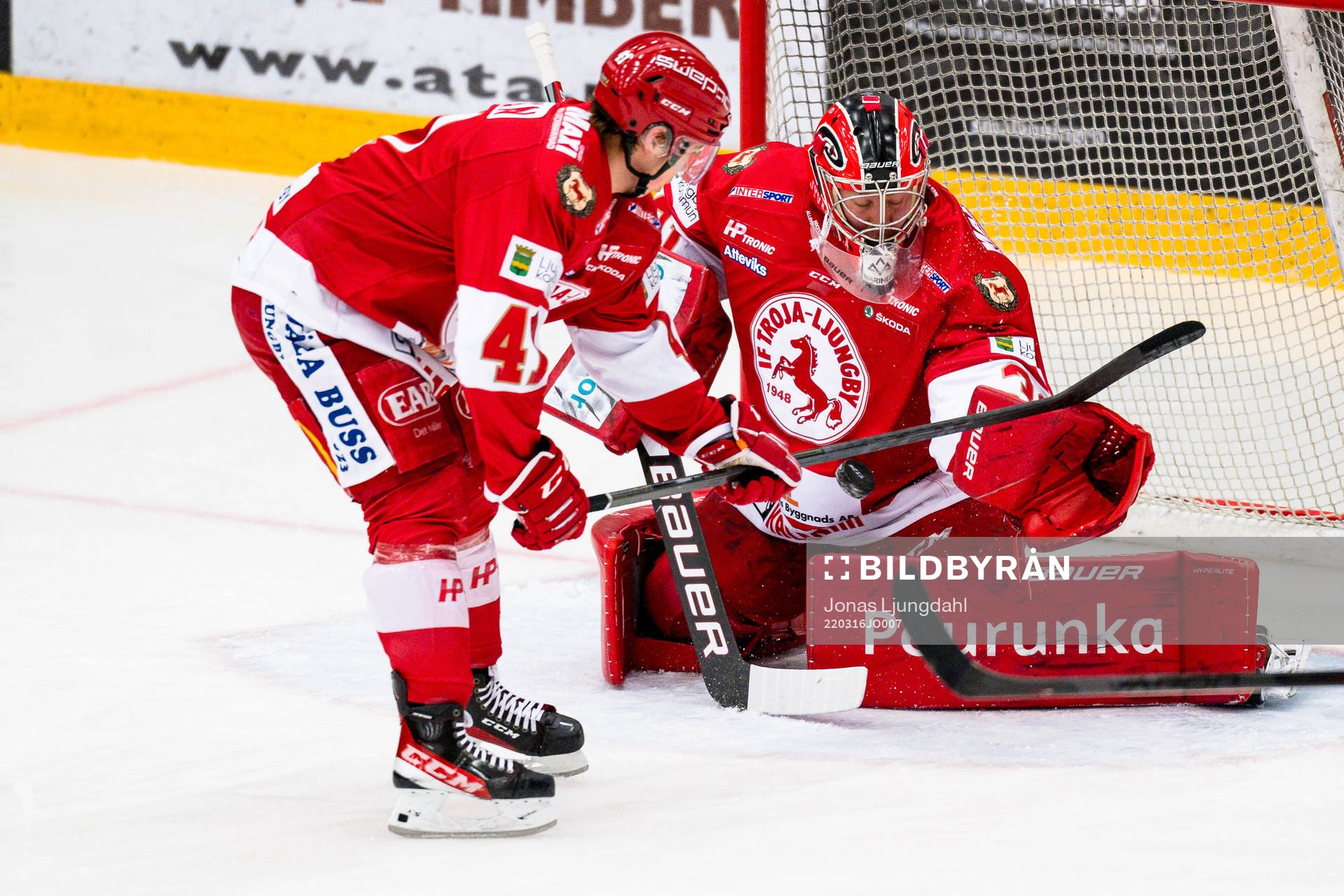 Troja/Ljungbys målvakt Markus Ruusu