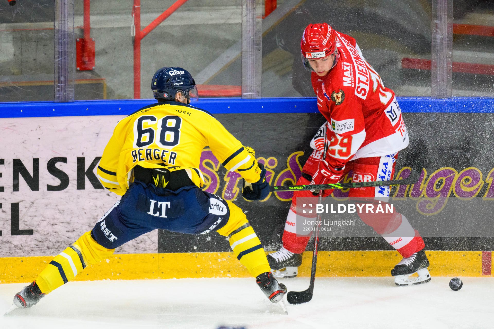 Södertäljes Joseph Berger och Troja/Ljungbys Victor