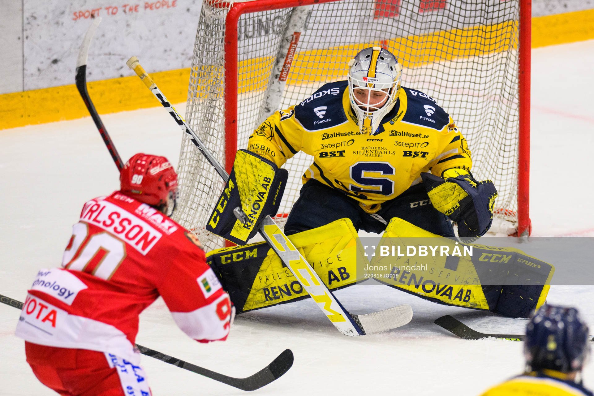 Södertäljes målvakt Nikita Tolopilo