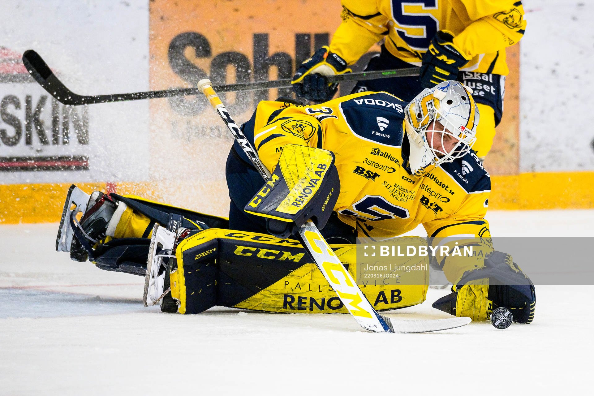 Södertäljes målvakt Nikita Tolopilo