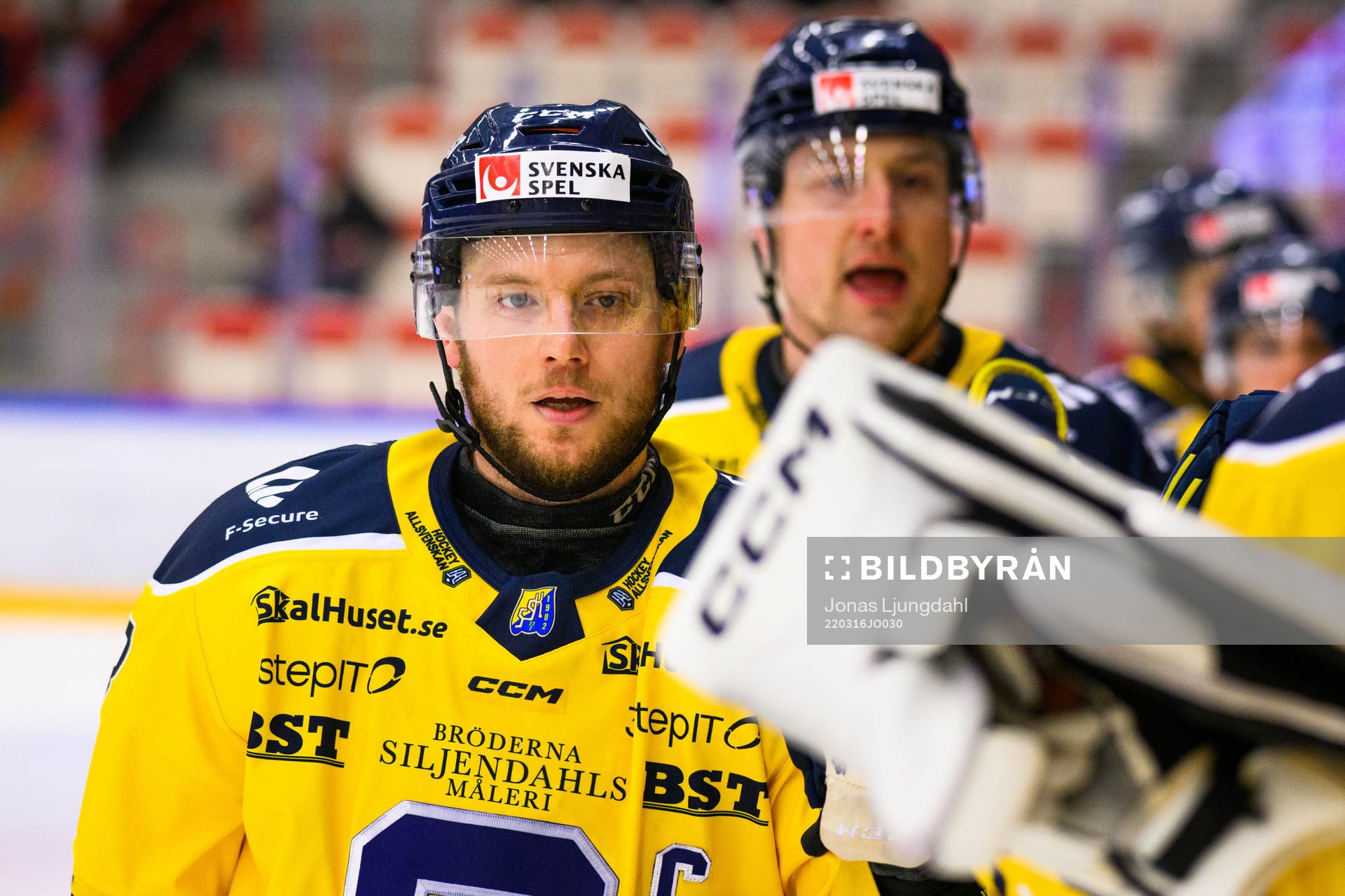Södertäljes Andreas Hjelm jublar