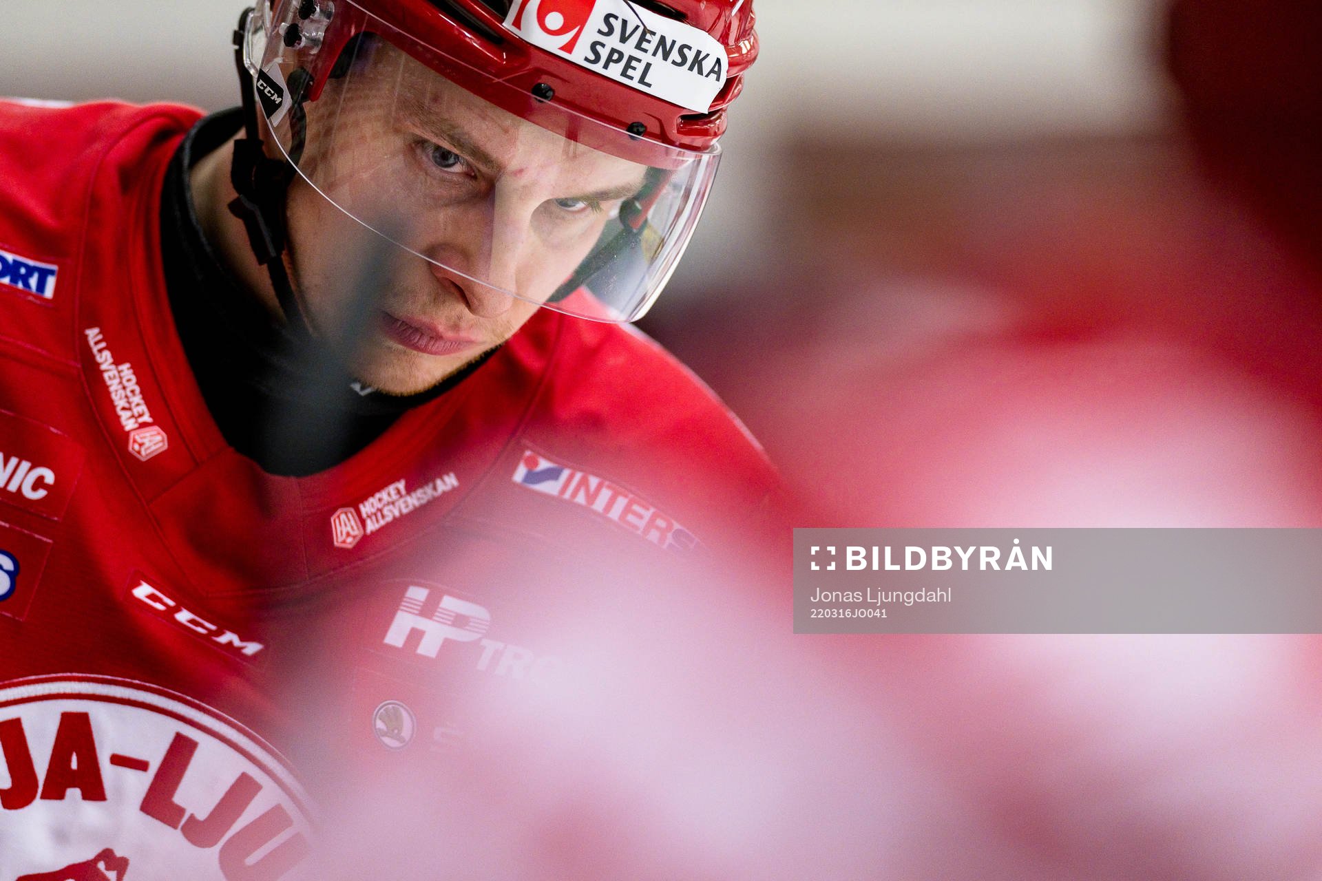 Troja/Ljungbys Julius Vähätalo deppar