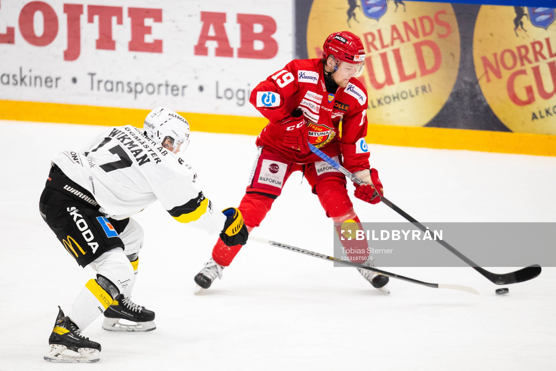 Västerås William Wikman och Almtunas Lucas Thorstensson