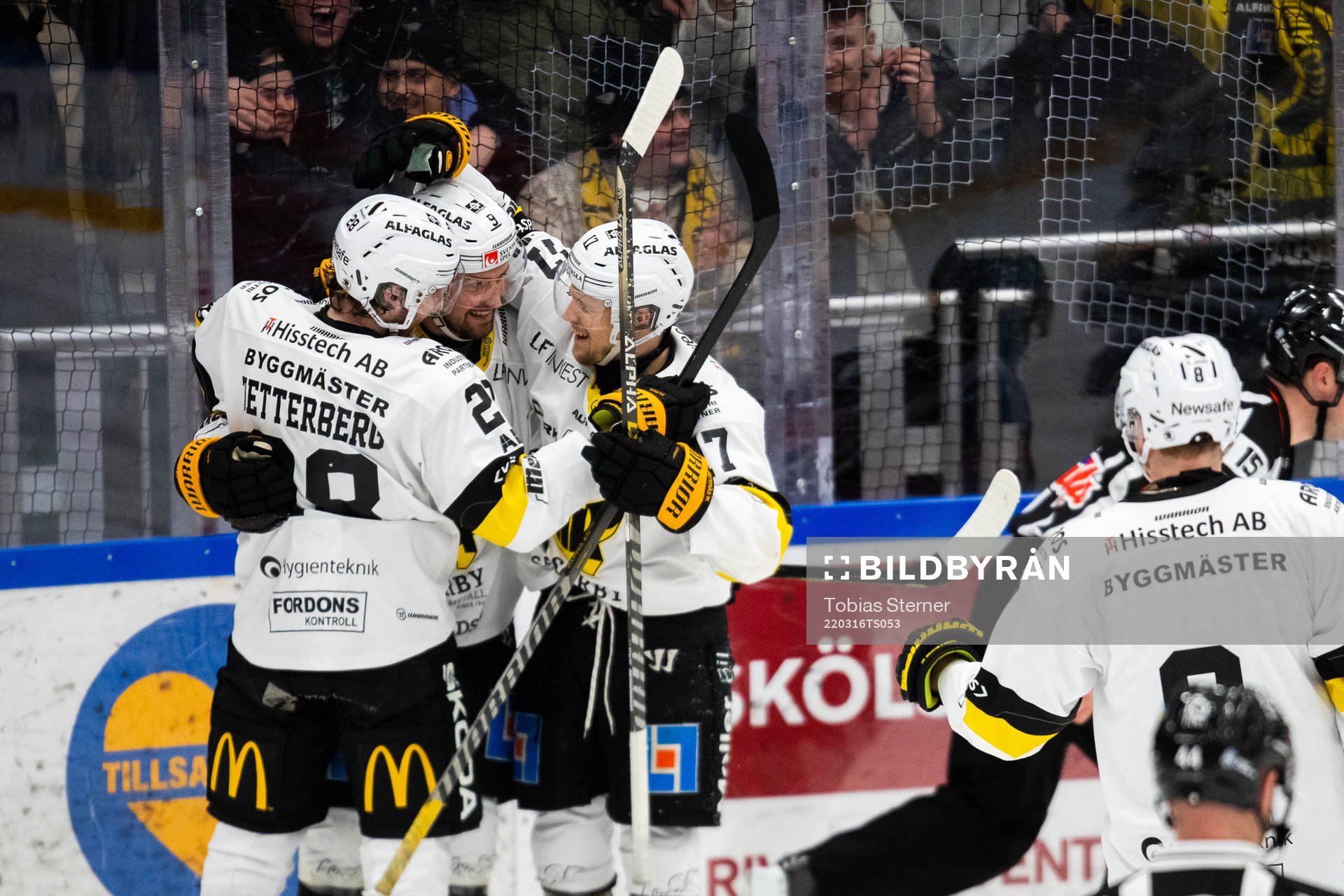 Västerås Lukas Zetterberg, Mikael Frycklund och William