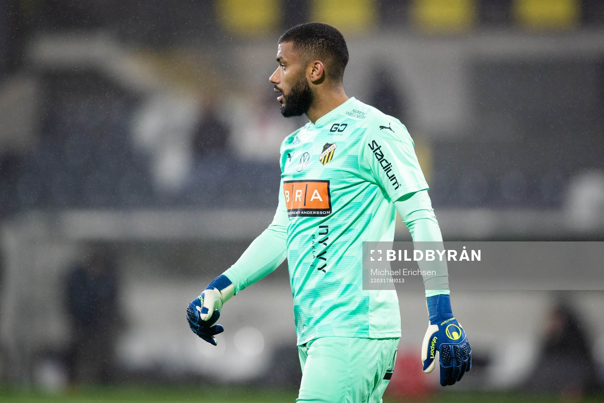 Häckens målvakt Jonathan Ursin Rasheed