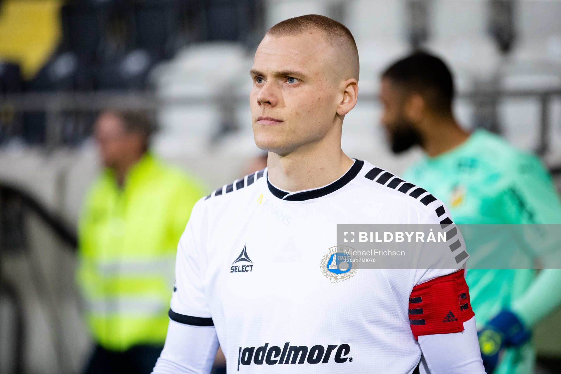 Utsiktens Jesper Brandt innan fotbollsmatchen i