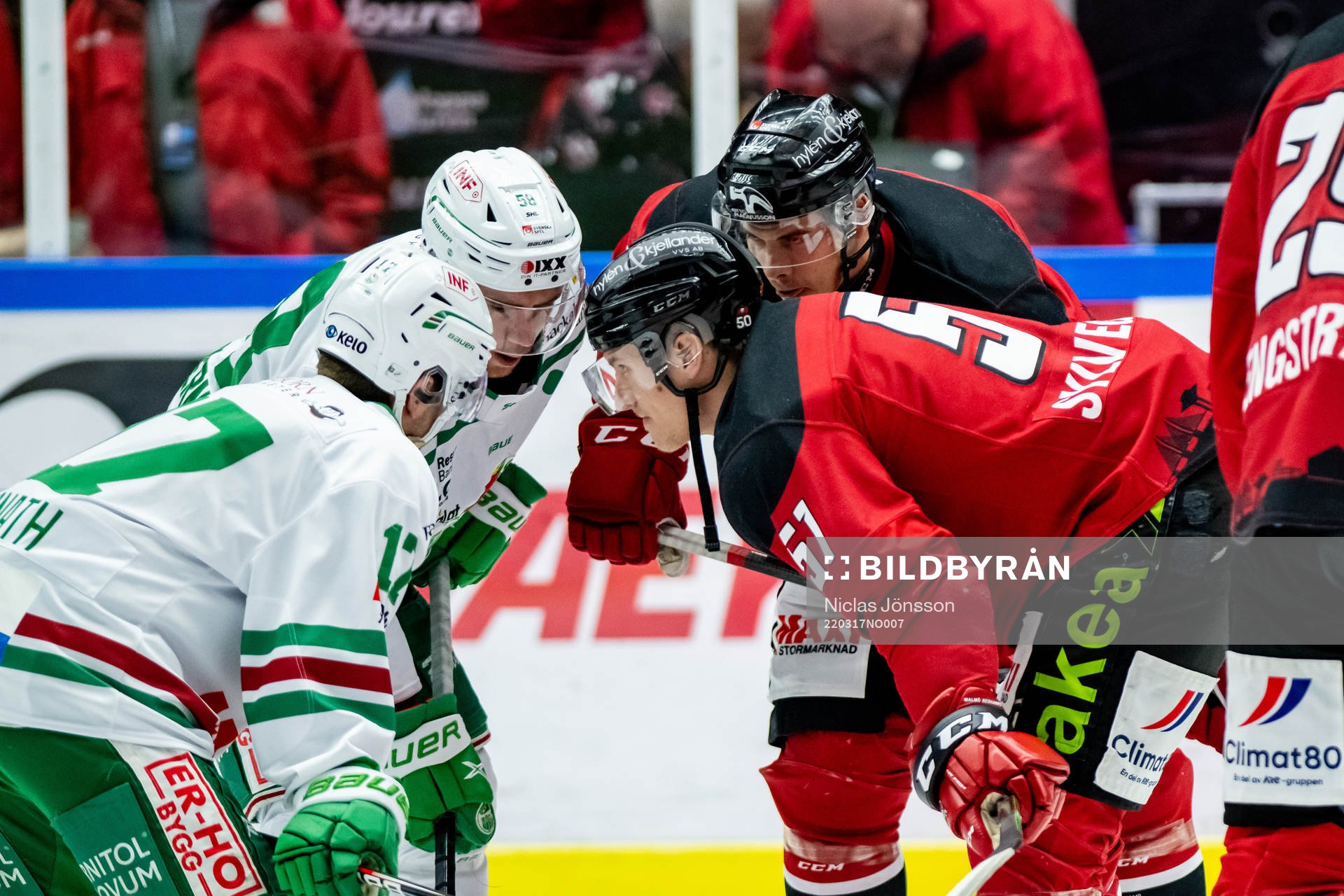 Rögles Philip Granath, Ryan McKiernan och Malmö Redhawks