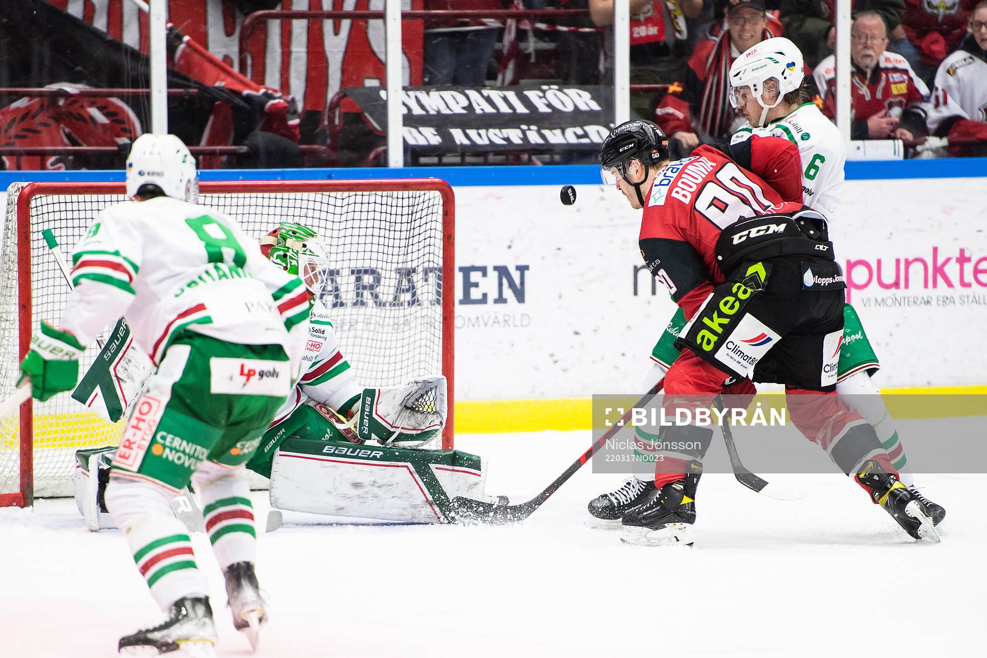 Malmö Redhawks Lance Bouma och Rögles Tony Sund