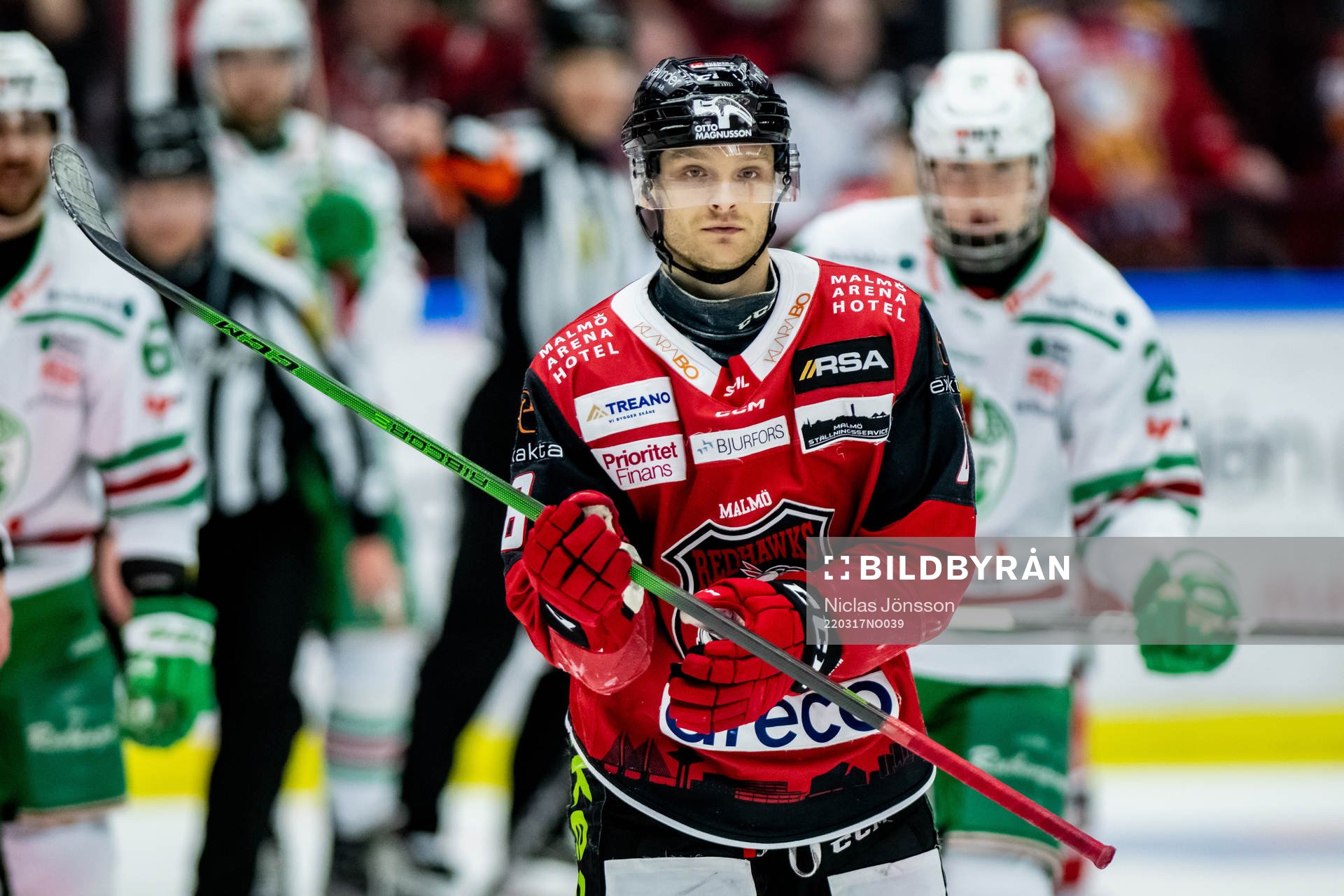 Malmö Redhawks Johan Olofsson deppar
