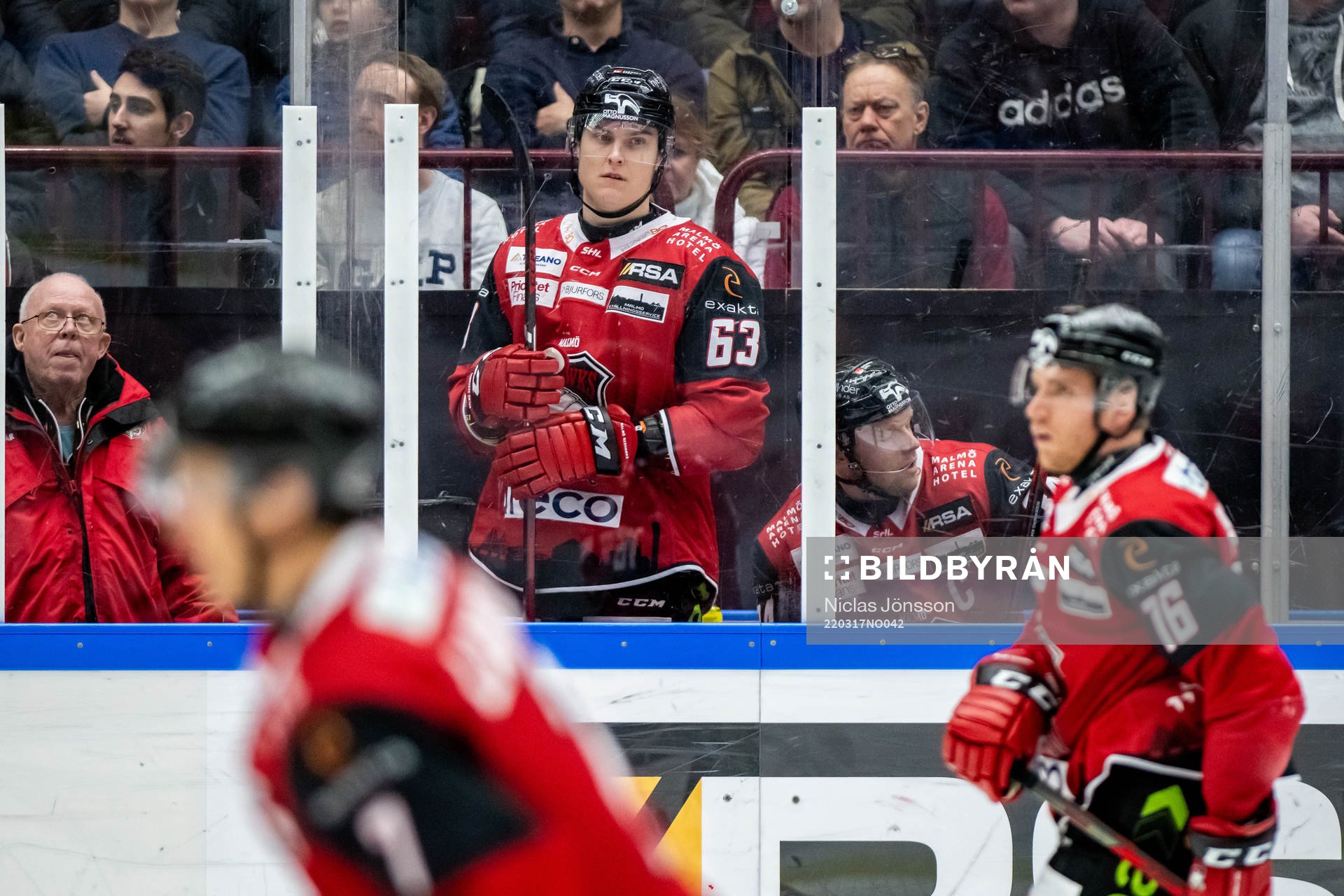 Malmö Redhawks Fredrik Händemark  deppar