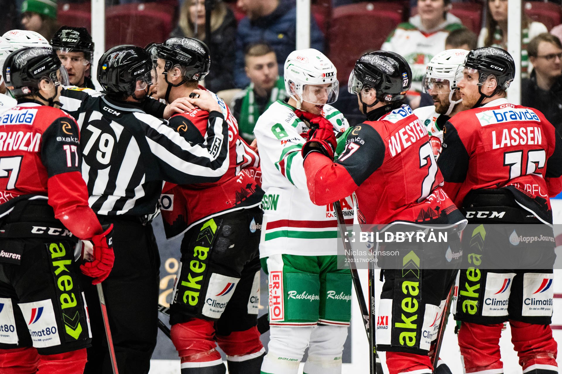 Rögles Samuel Johannesson och Malmö Redhawks Ponthus