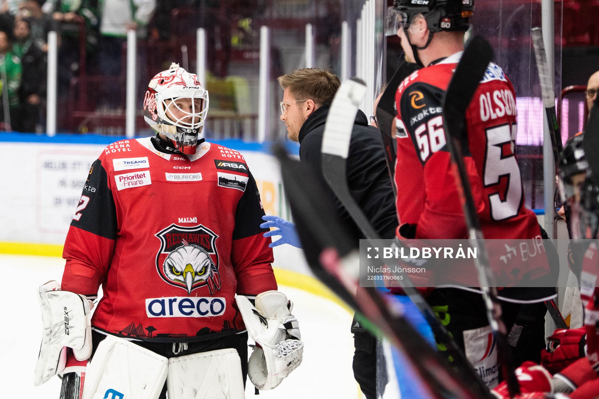 Malmö Redhawks målvakt Daniel Marmenlind
