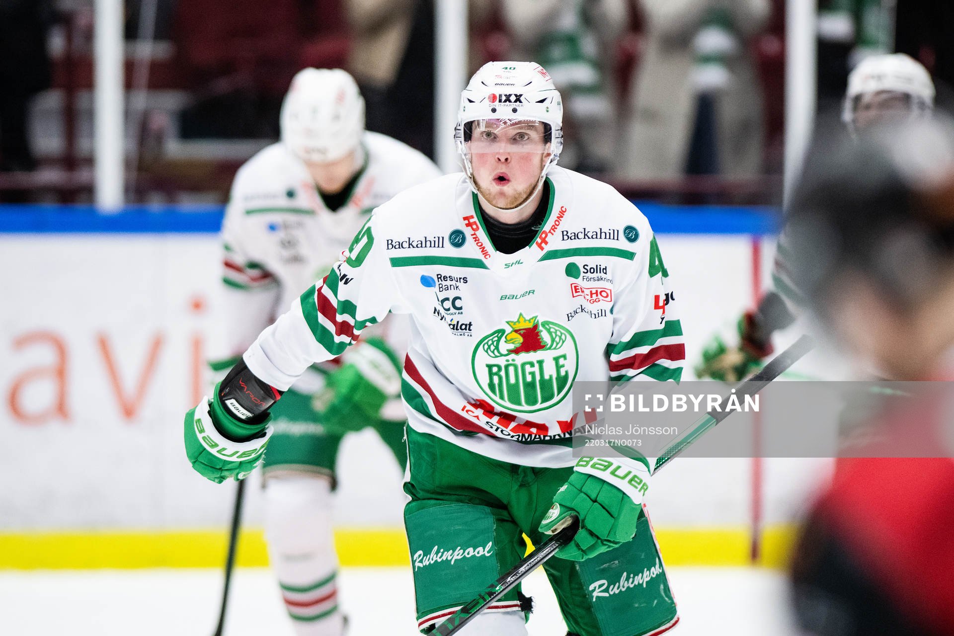 Rögles Oskar Stål Lyrenäs jublar