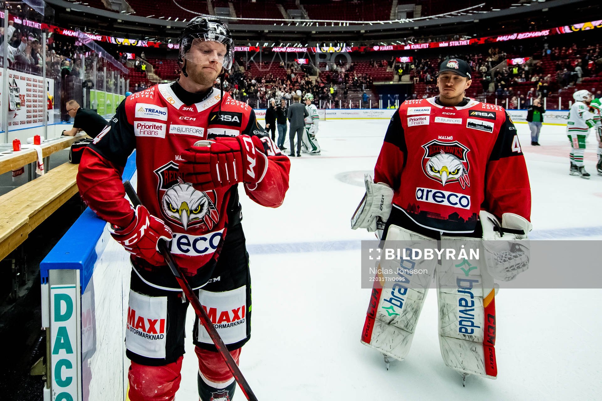 Malmö Redhawks Carl Söderberg deppar