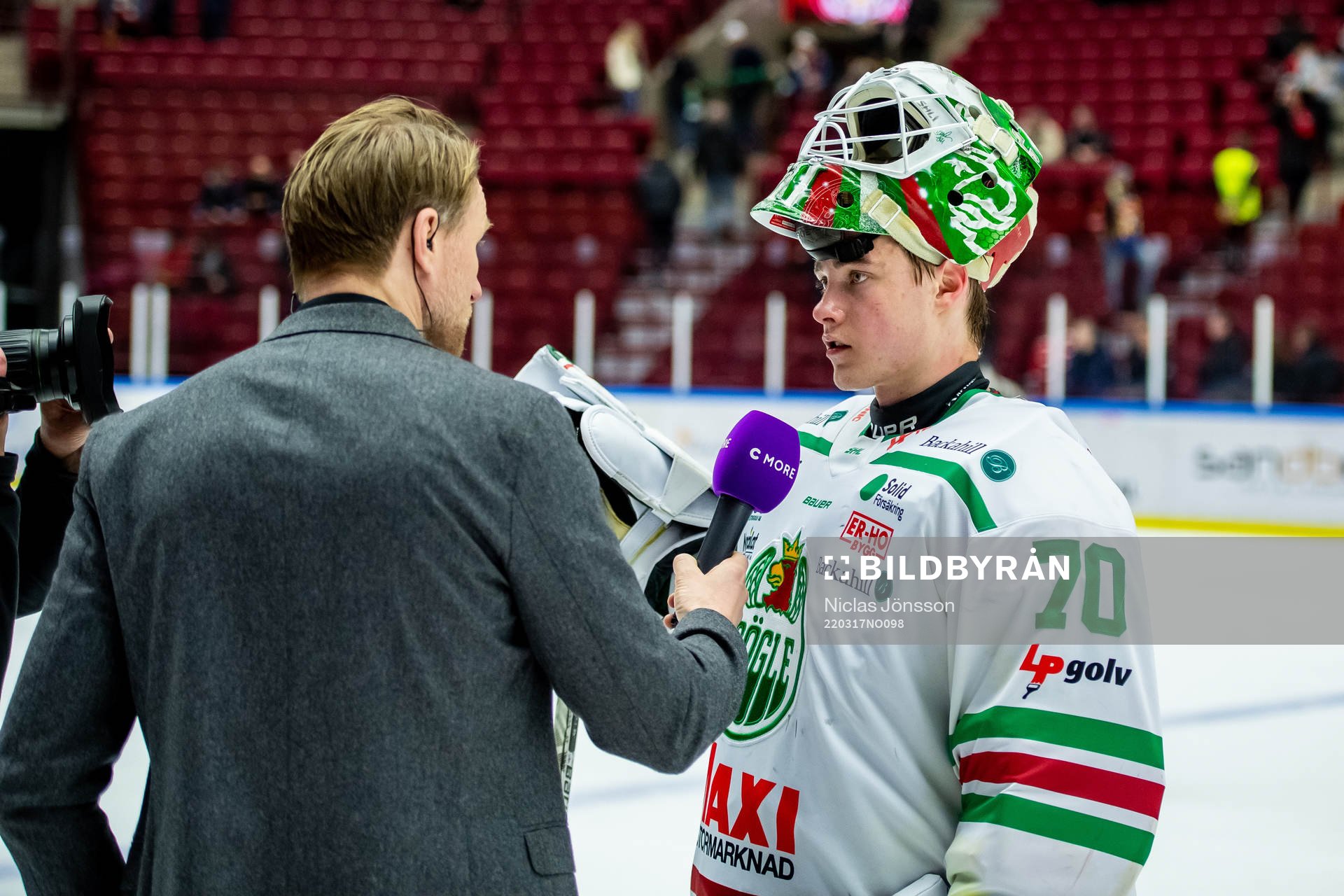 C mores expert Staffan Kronwall intervjuar Rögles målvakt